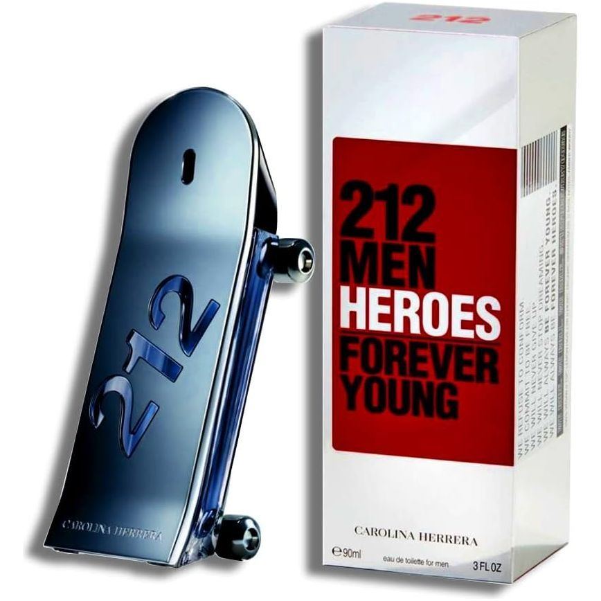 CAROLINA HERRERA 212 Men Heroes Para Hombre Eau De Toilette Spray- 90ml