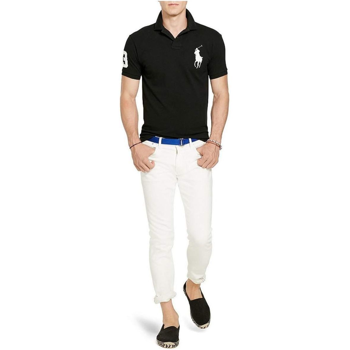 POLO RALPH LAUREN Polo Shirt Classic Custom Fit Short Sleeve Mesh Polo Shirt mens