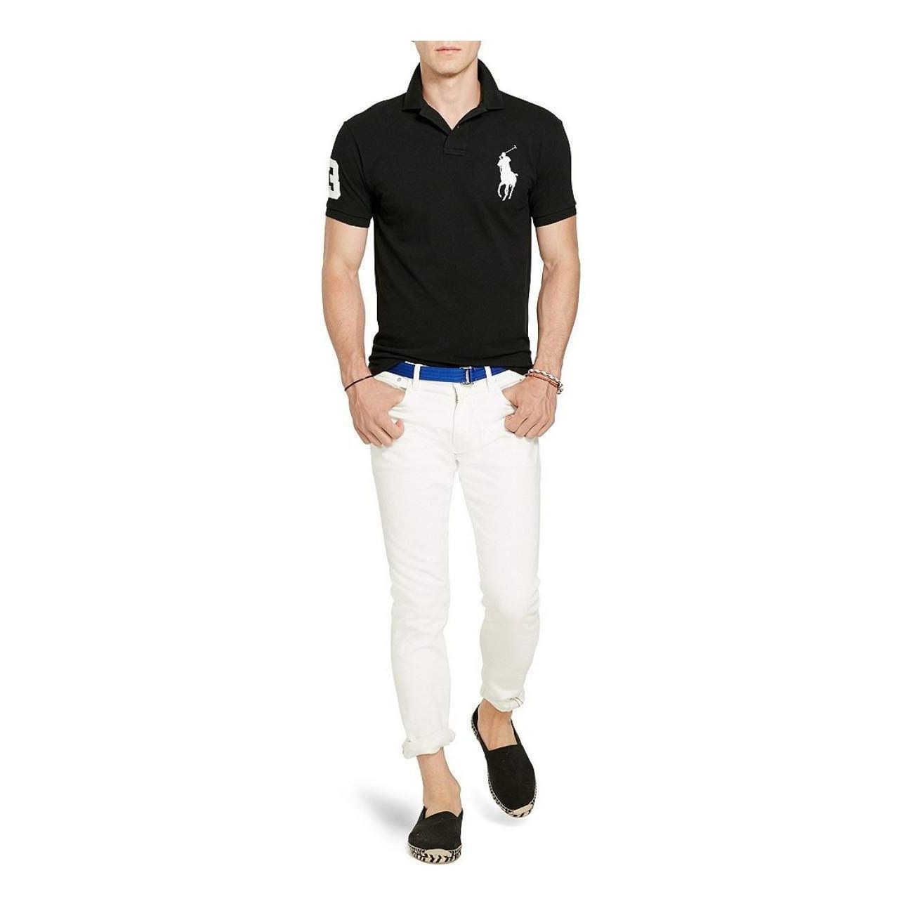 POLO RALPH LAUREN Polo Shirt Classic Custom Fit Short Sleeve Mesh Polo Shirt mens