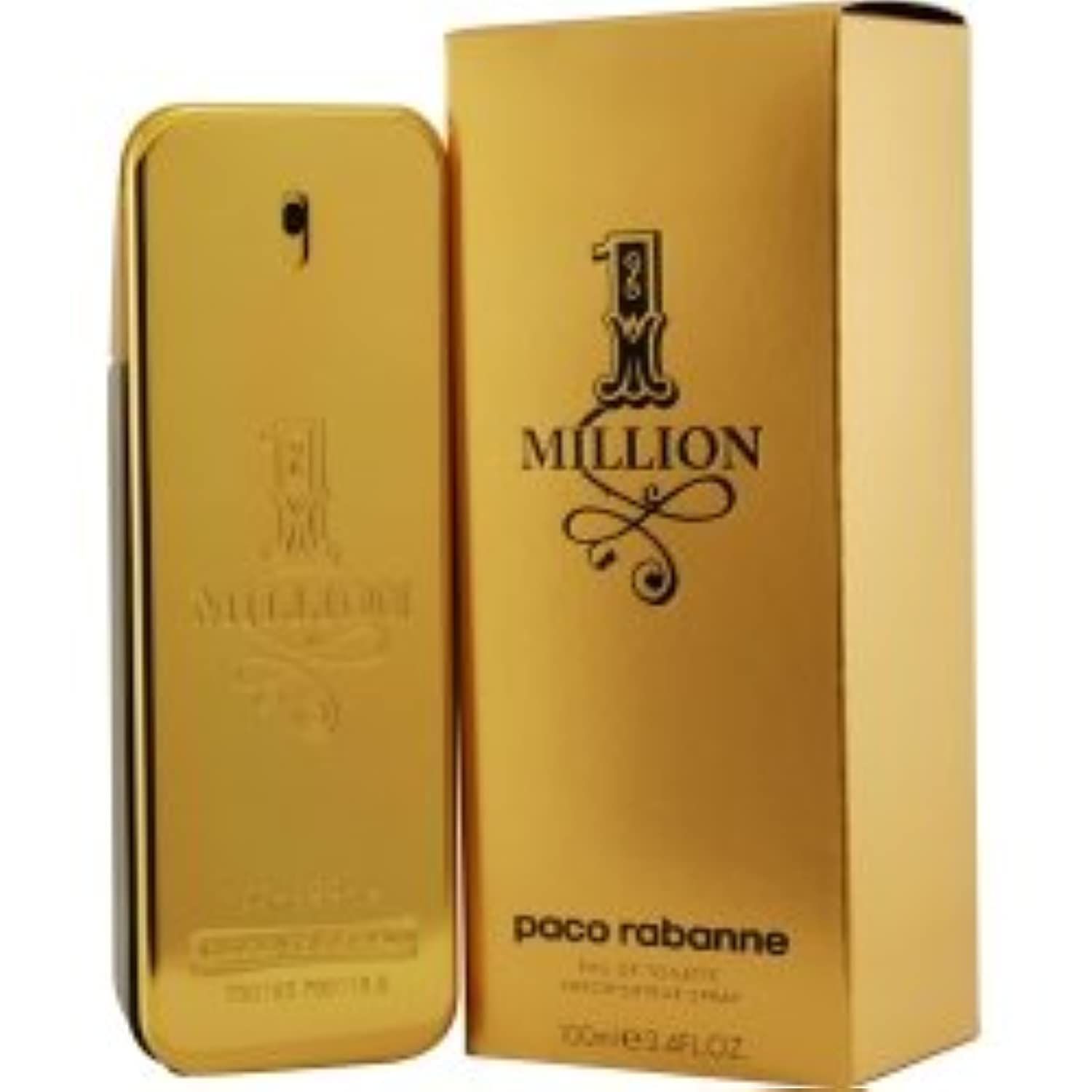 1 Million by Paco Ra.banne Eau De Toilette Spray 3.4 oz for Men