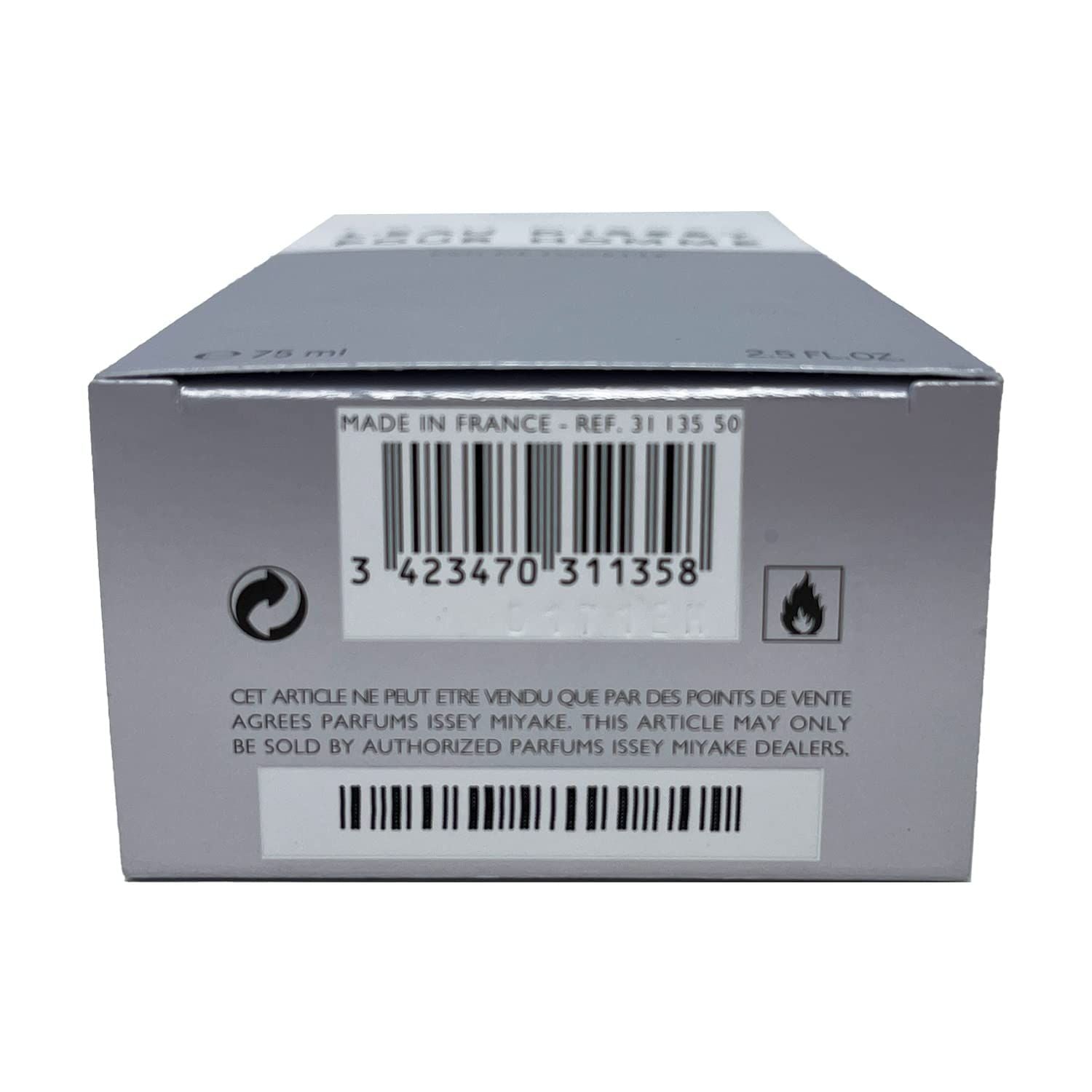 ISSEY MIYAKE L'EAU D'ISSEY Eau De Toilette Spray for Men, 2.5Oz