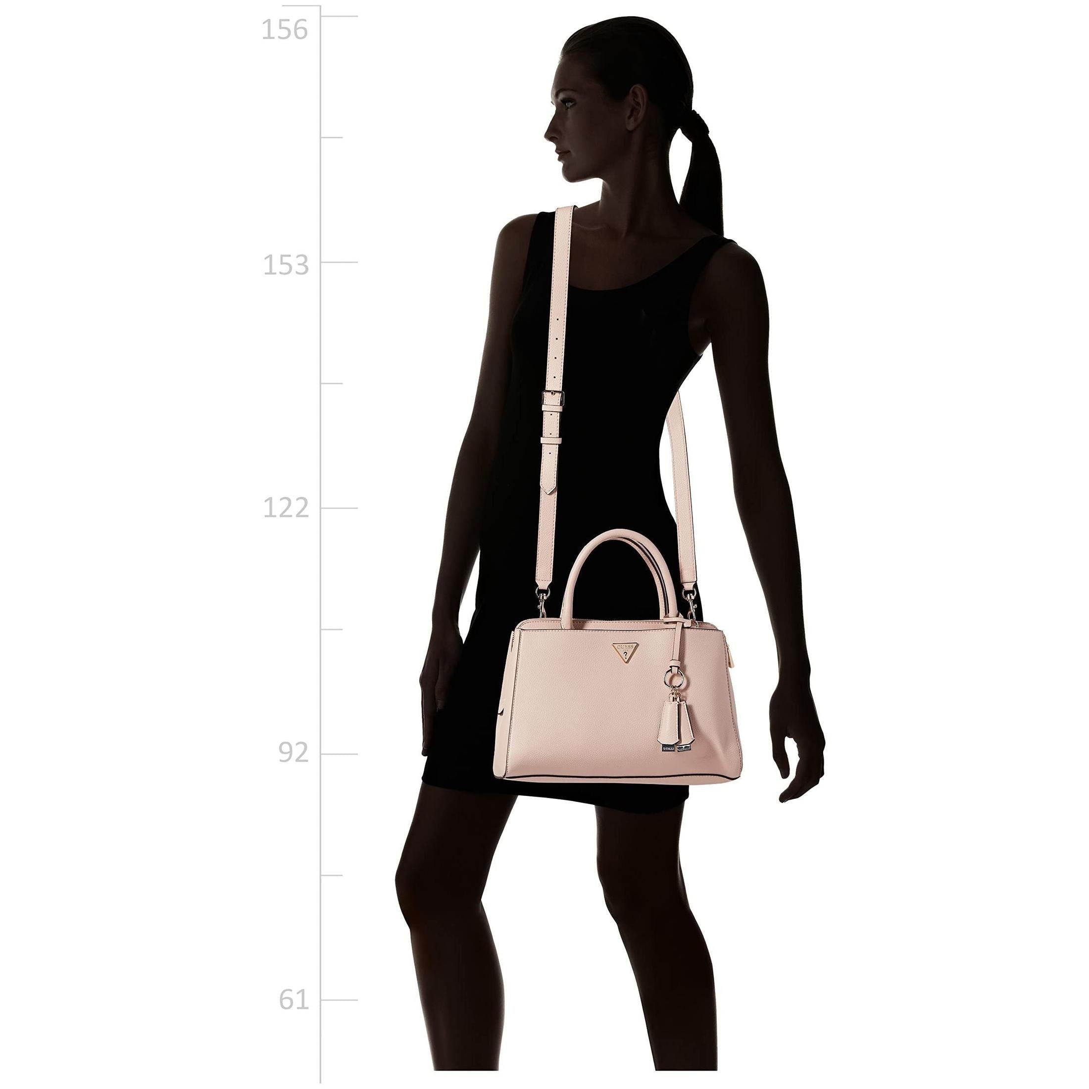 Guess Emiliya Girlfriend Satchel Bag for Women, BLS