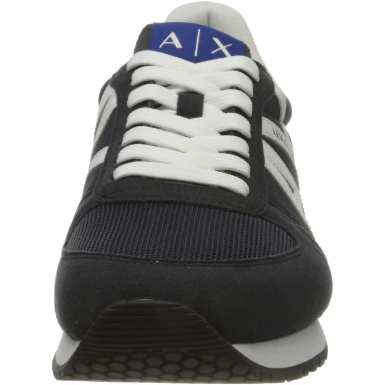 Armani Exchange Men's Micro Suede Multicolor Sneakers