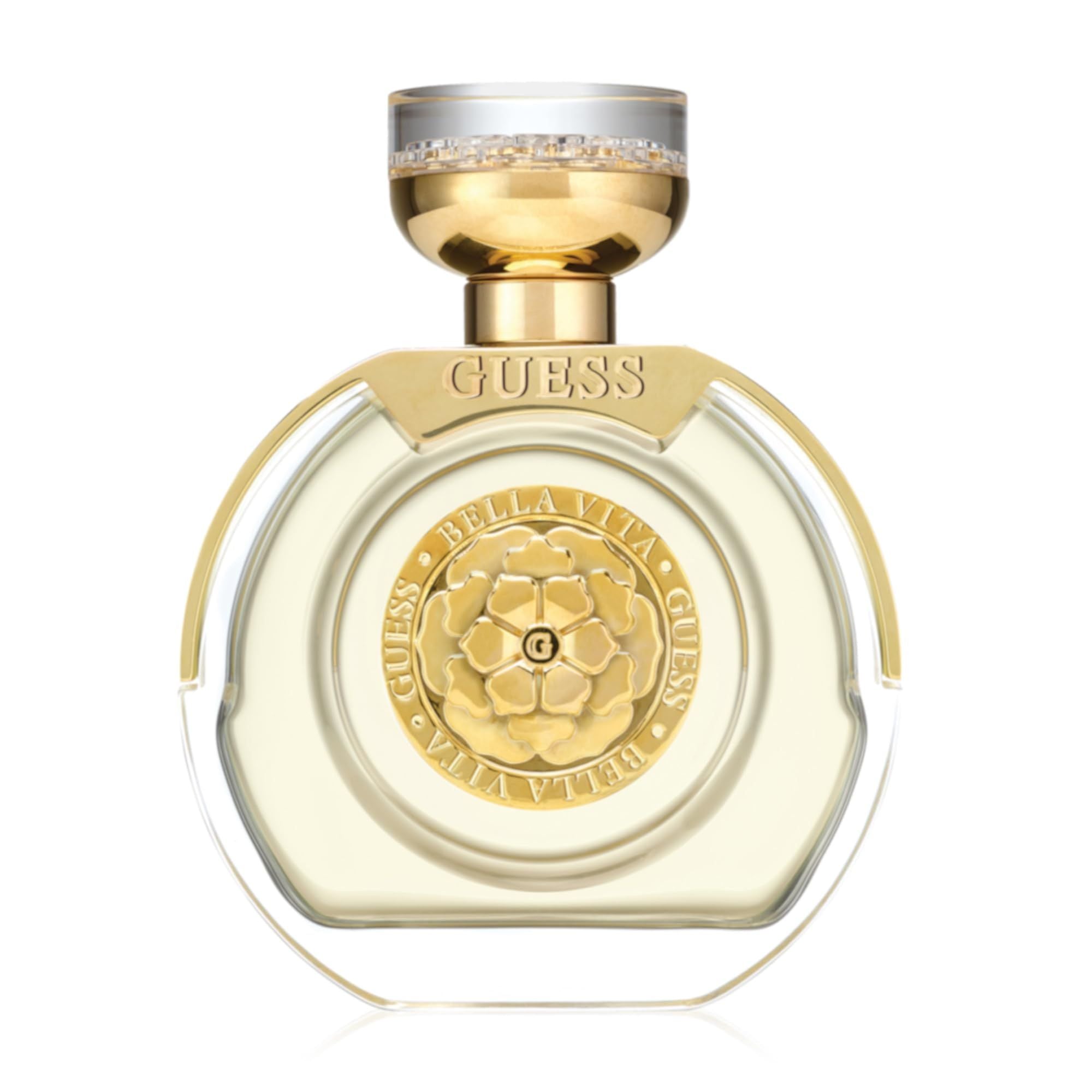 GUESS, Fragrance Bella Vita Eau De Parfum Edp Spray Perfume for Women, Gold, 3.4 Fl Oz