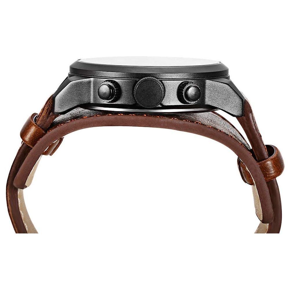 Curren 8225 Casual Decorative Sub-dial Male Quartz Watch Brown watch for Men - Casual Watch Brown