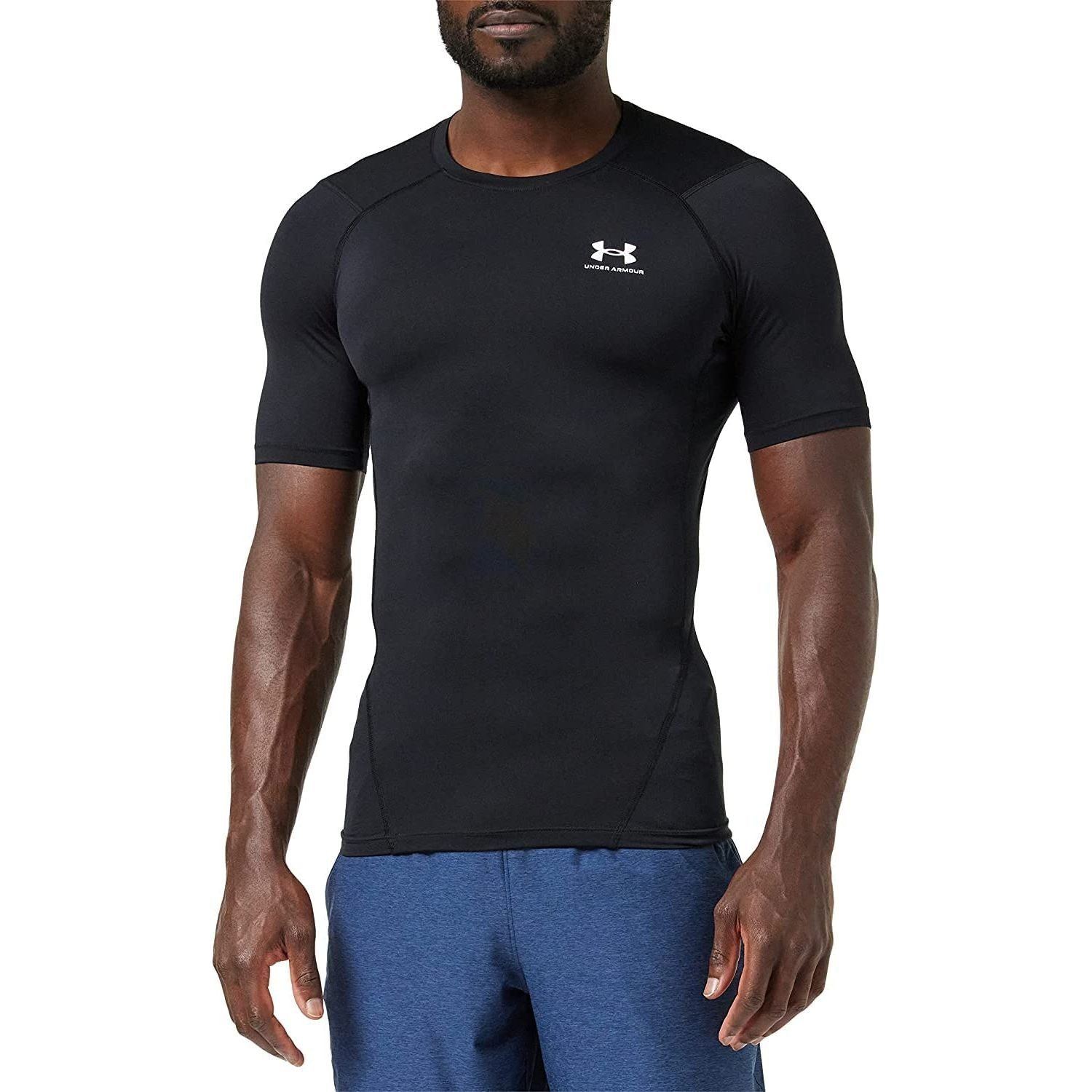 Under Armour Mens Armour Heatgear Compression Short-sleeve T-shirt short-sleeved sports t-shirt for men, comfortable and lightweight gym clothes for workouts (pack of 1)