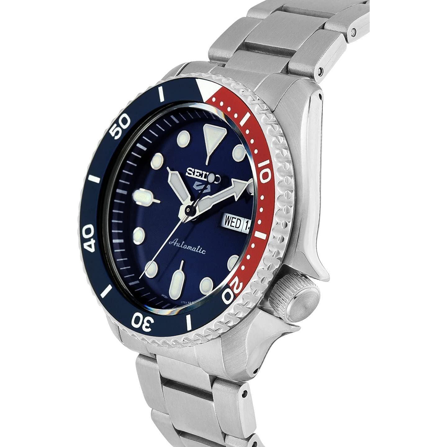 Seiko Men's Analogue Automatic Watch Seiko 5 Sports, Blue, Srpd5 Analgoue, 3K1