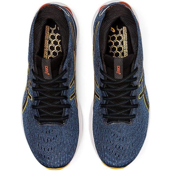 ASICS Nimbus 24 Road Running Shoe for Man Blue Orange