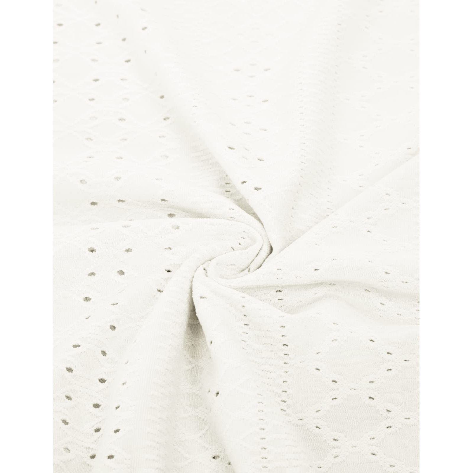 GRACE KARIN Womens Wrap Tops V Neck Eyelet Top Ruffle Sleeve Peplum Blouse 2023 Summer Casual T Shirts