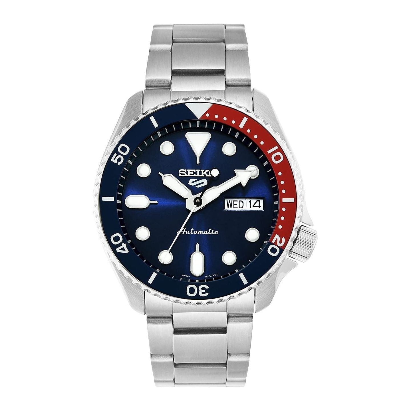 Seiko Men's Analogue Automatic Watch Seiko 5 Sports, Blue, Srpd5 Analgoue, 3K1