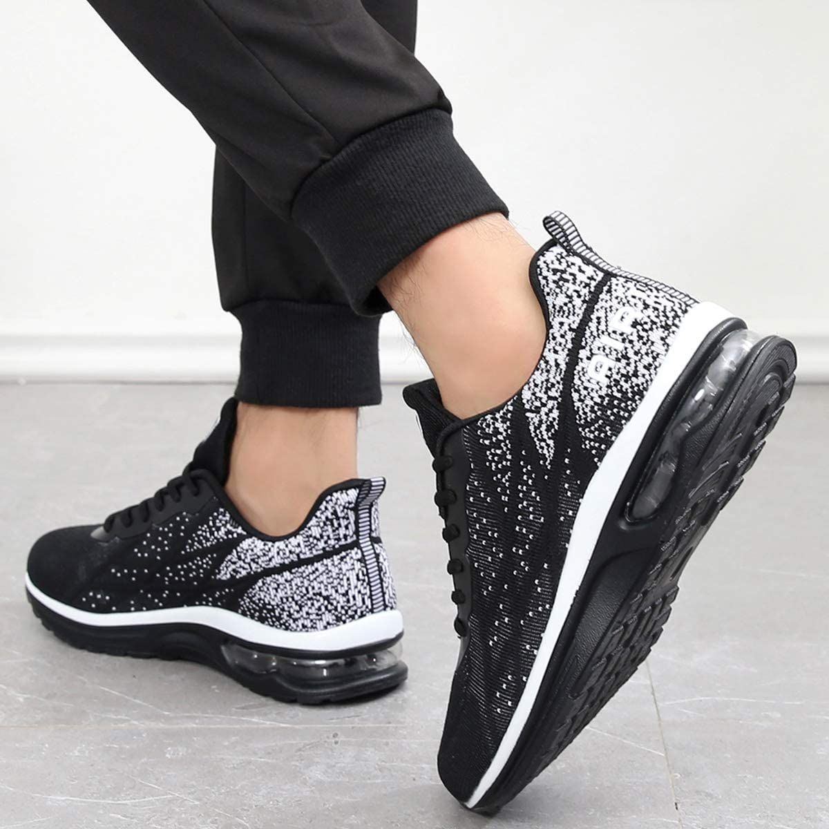 GANNOU Men's Air Athletic Running Shoes Fashion Sport Gym Jogging Tennis Fitness Sneaker (US 7-12.5)