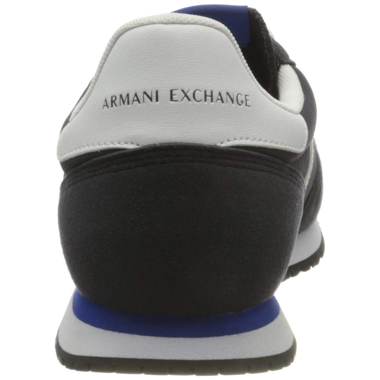 Armani Exchange Men's Micro Suede Multicolor Sneakers