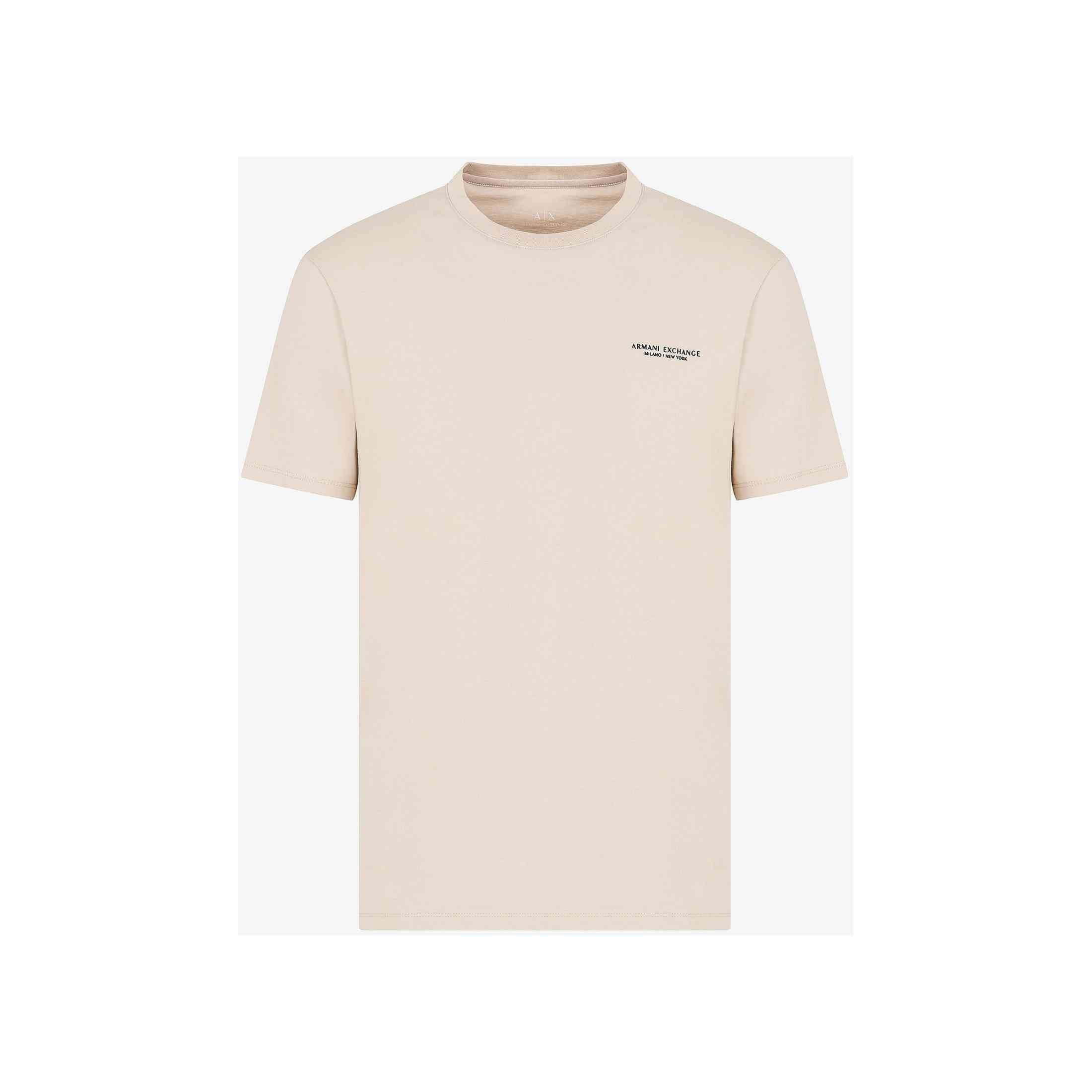 A|X ARMANI EXCHANGE Men's Short Sleeve Micro Milano/Ny Logo T-Shirt