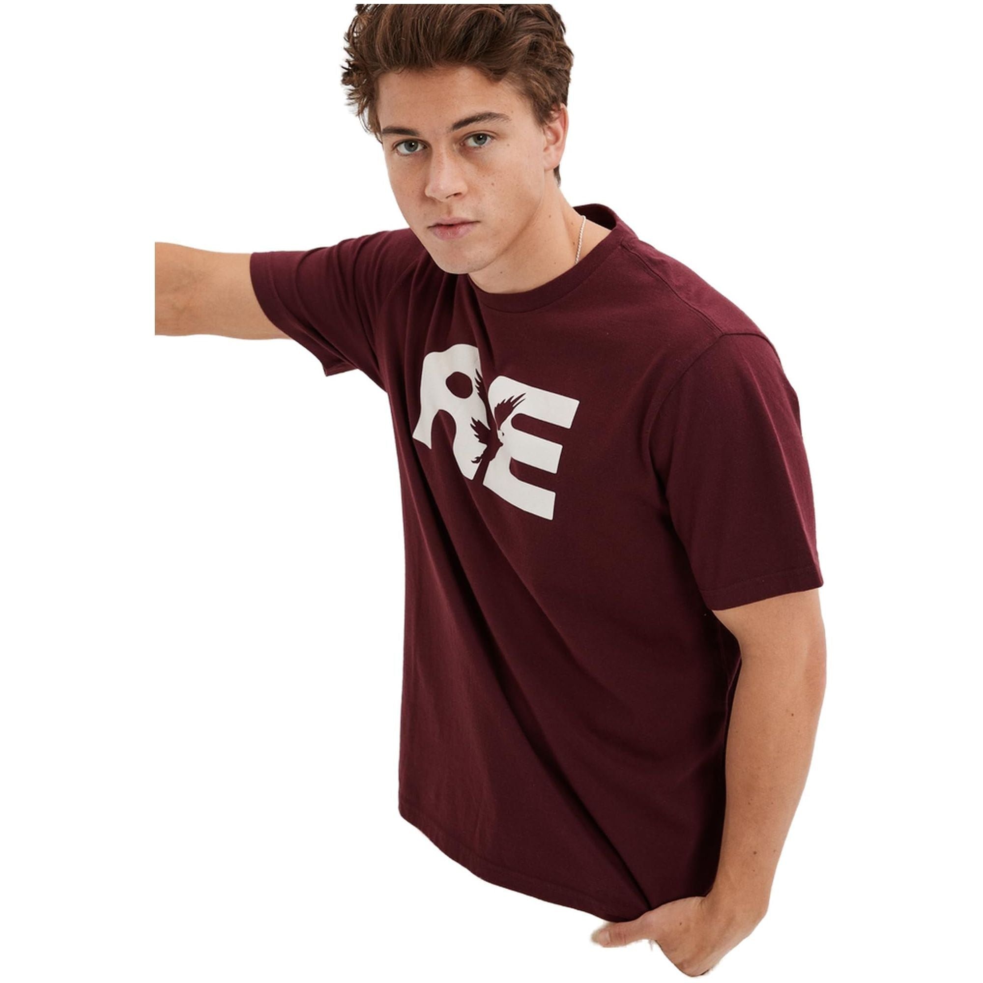 AMERICAN EAGLE Men U-0181-2869-613 Super Soft Logo Graphic T-Shirt
