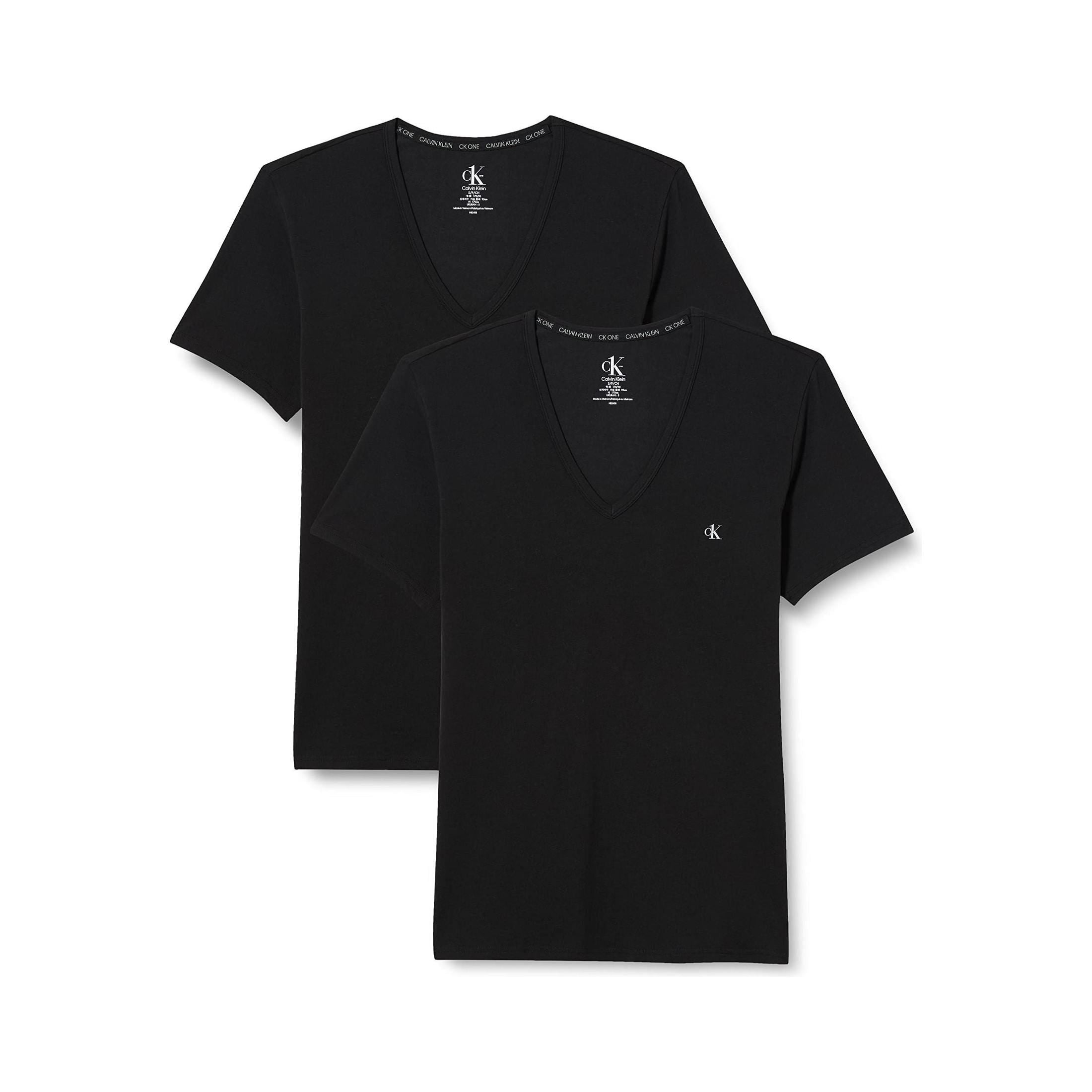 Calvin Klein mens S/S V Neck 2Pk T-Shirt