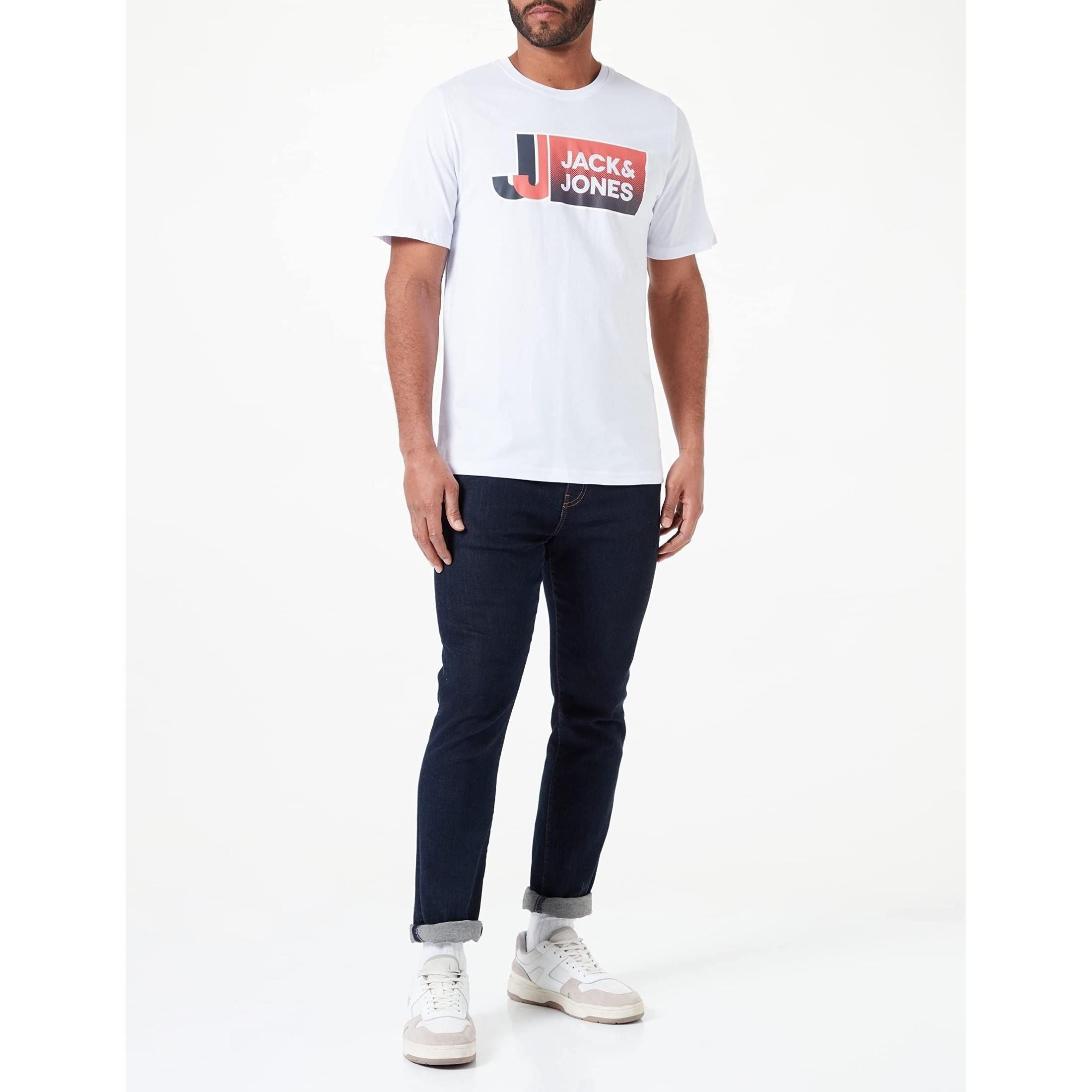 Jack & Jones Men's Logan Short-Sleeves Crew Neck T-Shirt