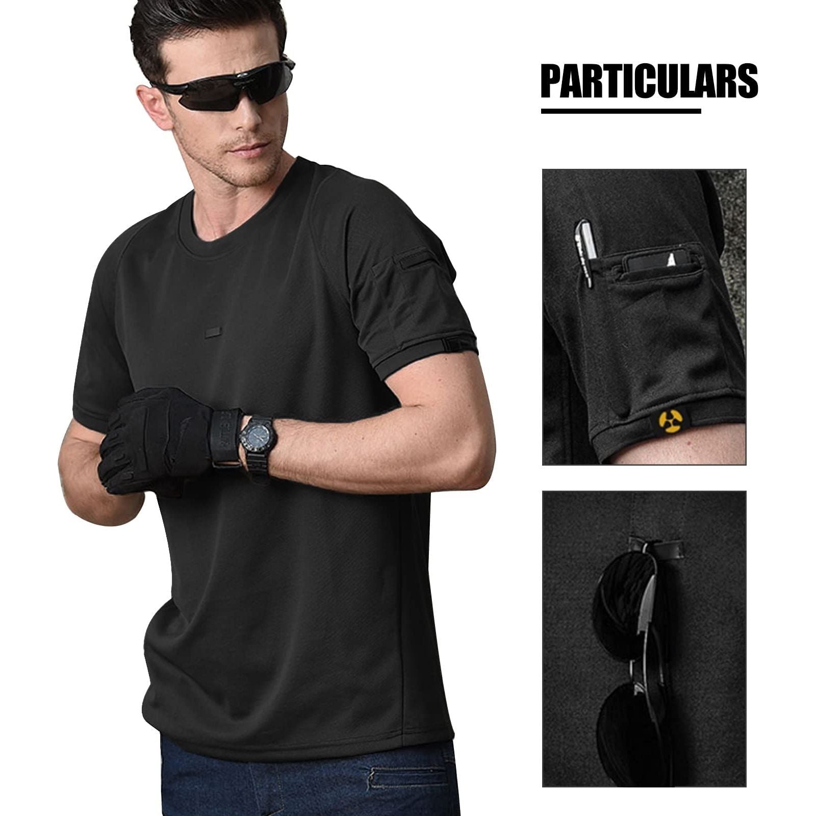 ANTARCTICA Men's Quick-Dry Sports Fashion Performance Short Sleeve Activewear T-Shirt