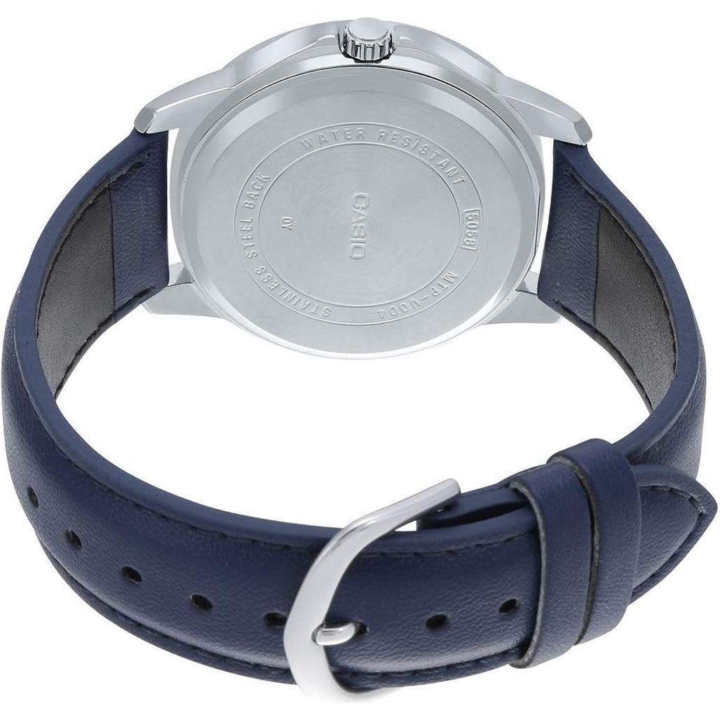 Casio Blue Leather Men's Watch MTP-V004L-2BUDF