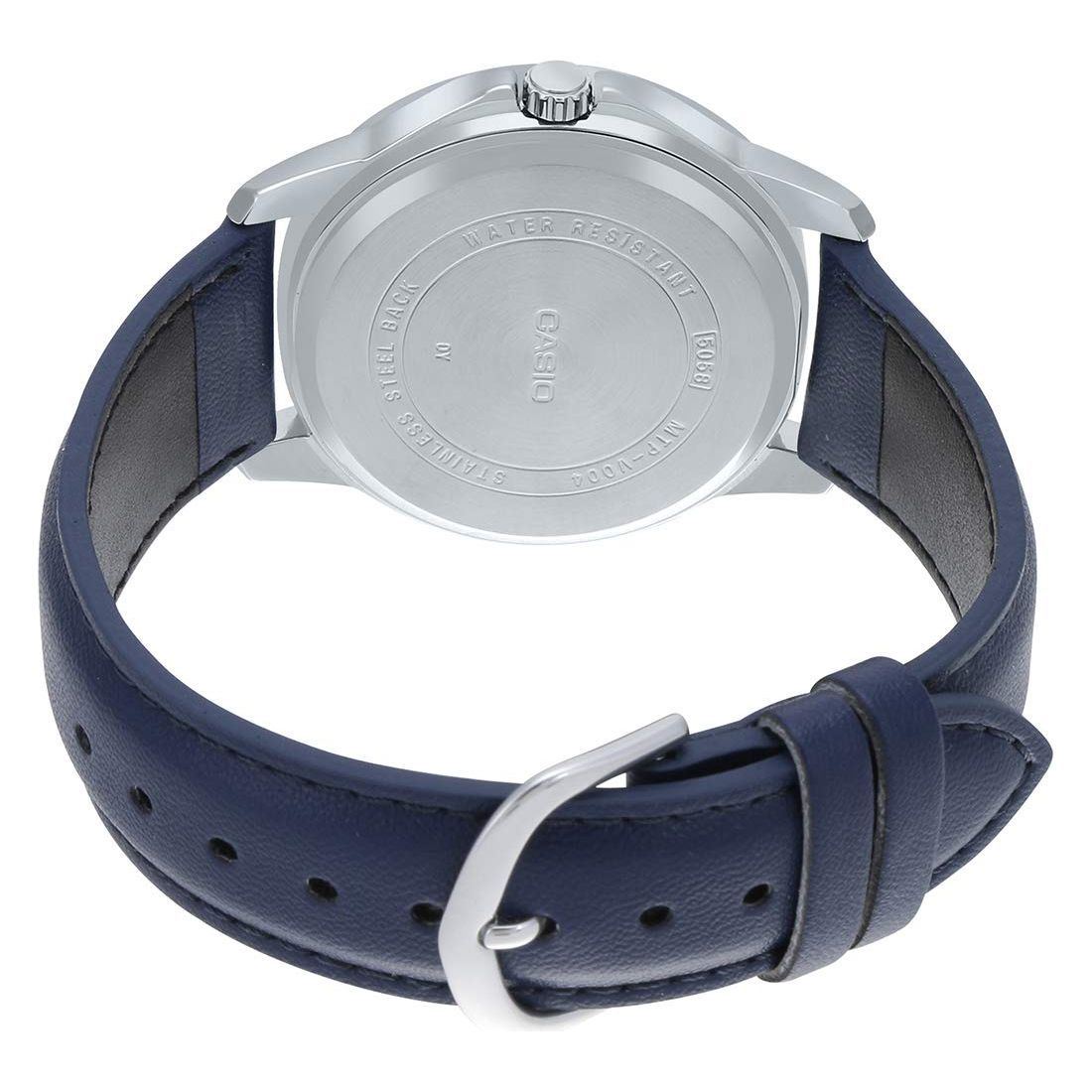 Casio Blue Leather Men's Watch MTP-V004L-2BUDF