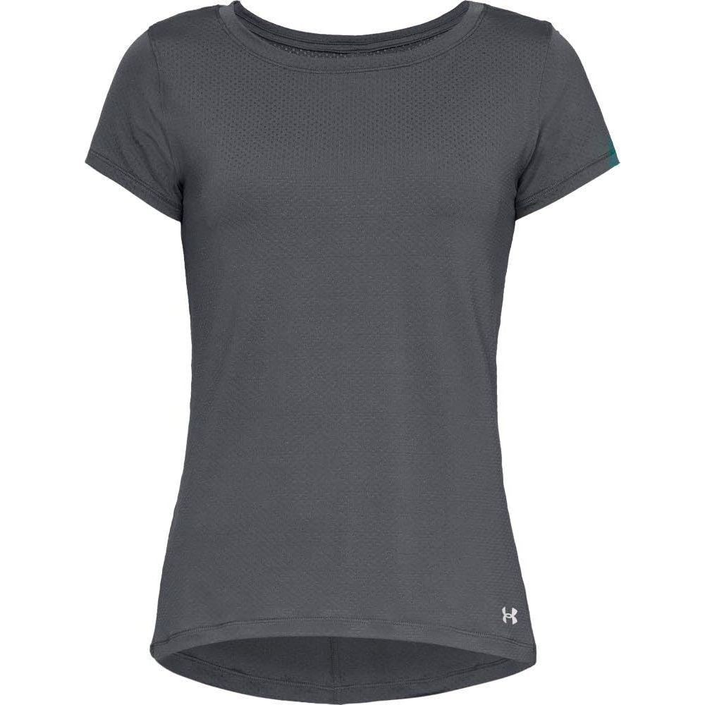 Under Armour Womens UA Heatgear Armour Gym T-Shirt Short Sleeve