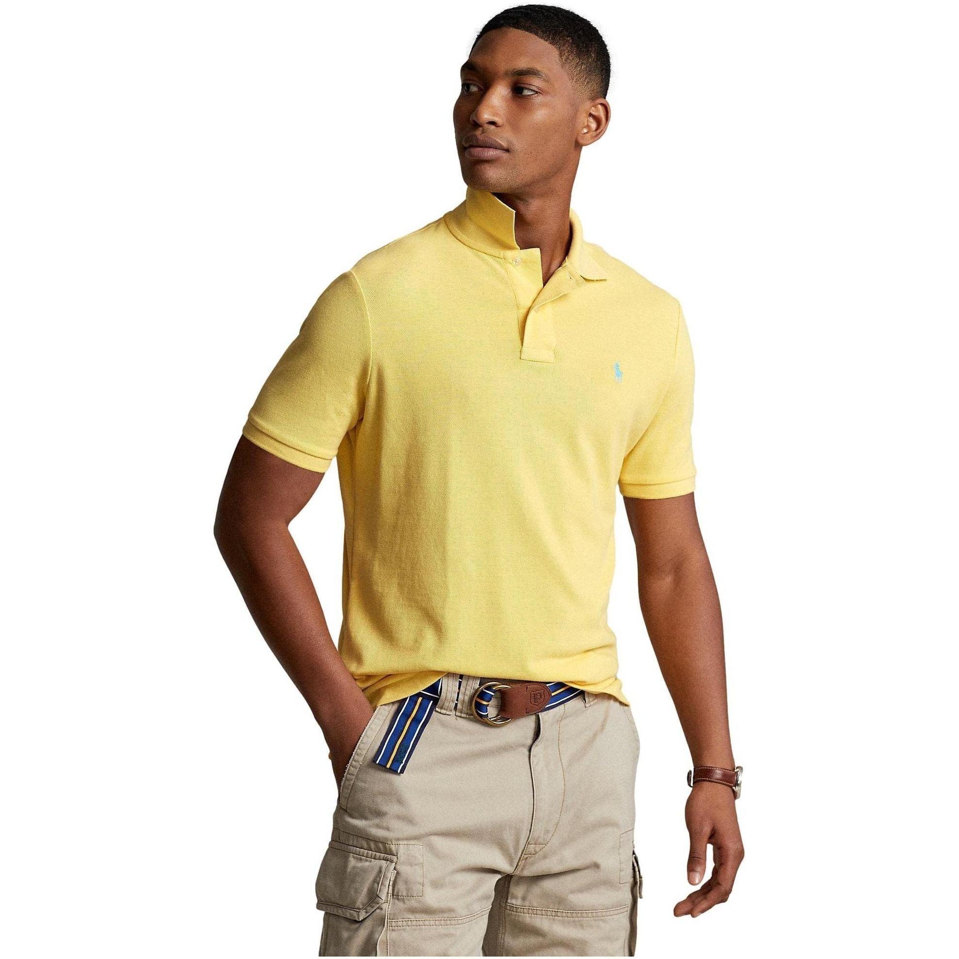POLO RALPH LAUREN Mens Custom Slim Fit Mesh Polo Polos