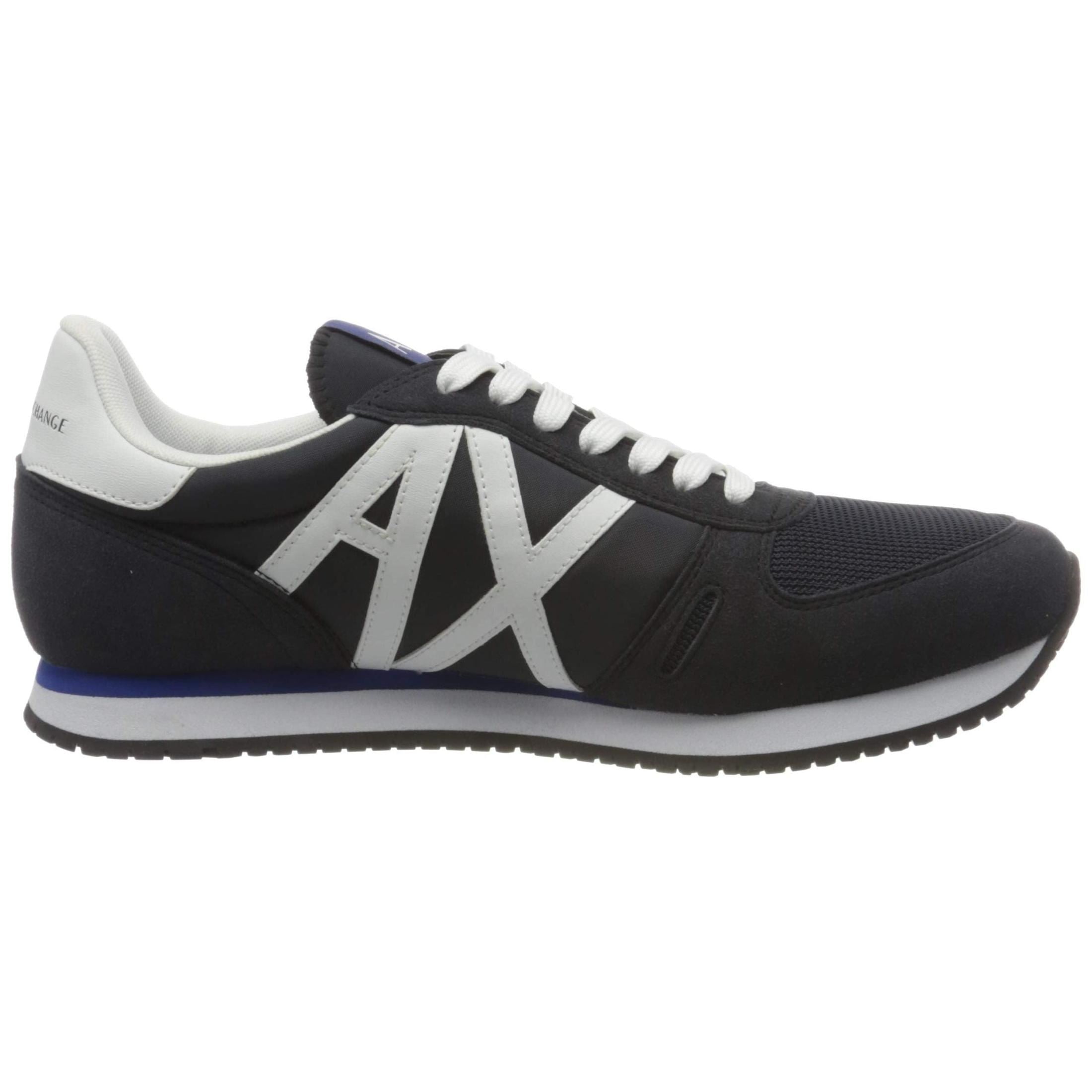 Armani Exchange Men's Micro Suede Multicolor Sneakers