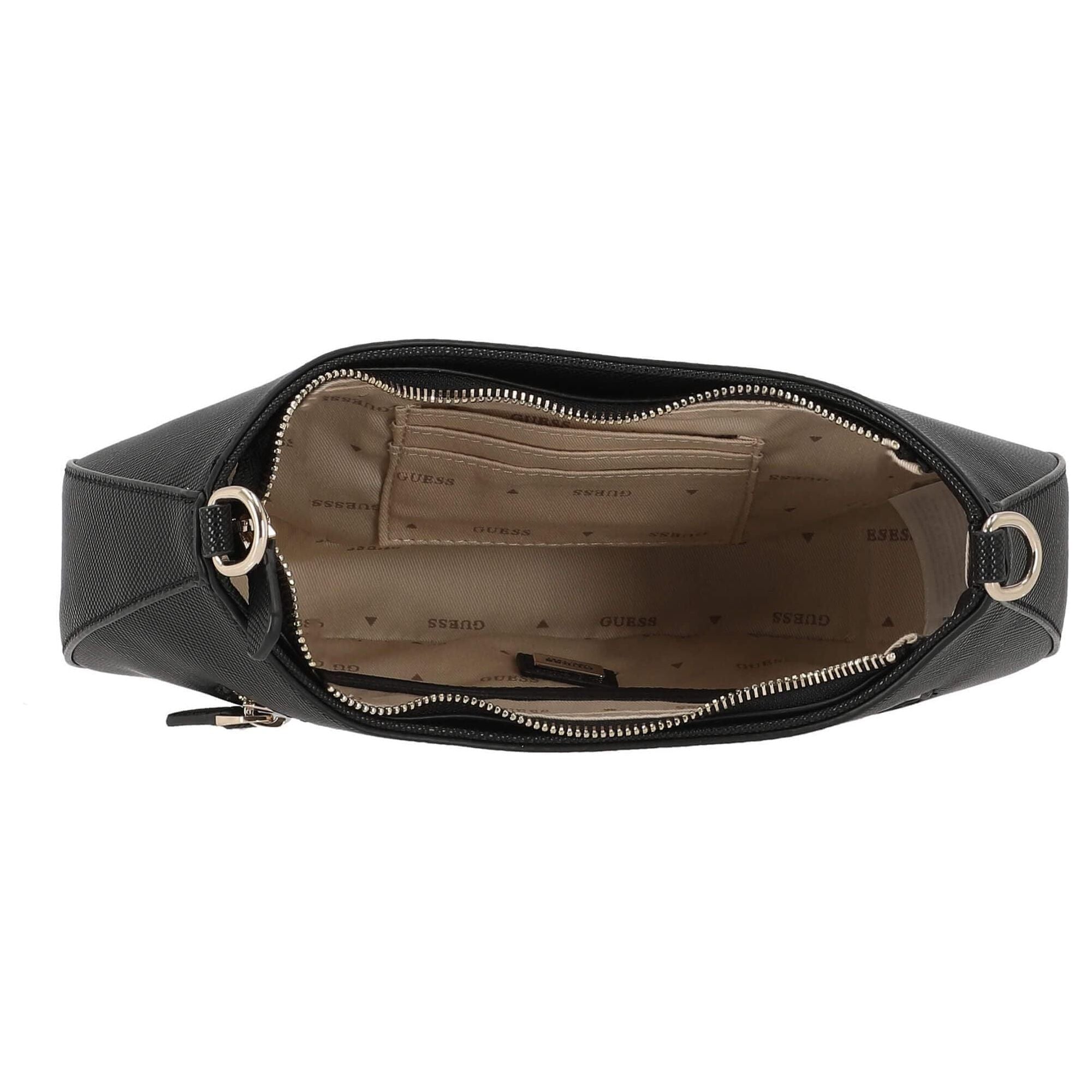 Guess ZG787918 Noelle Top Zip Shoulder Bag for Women, BLA