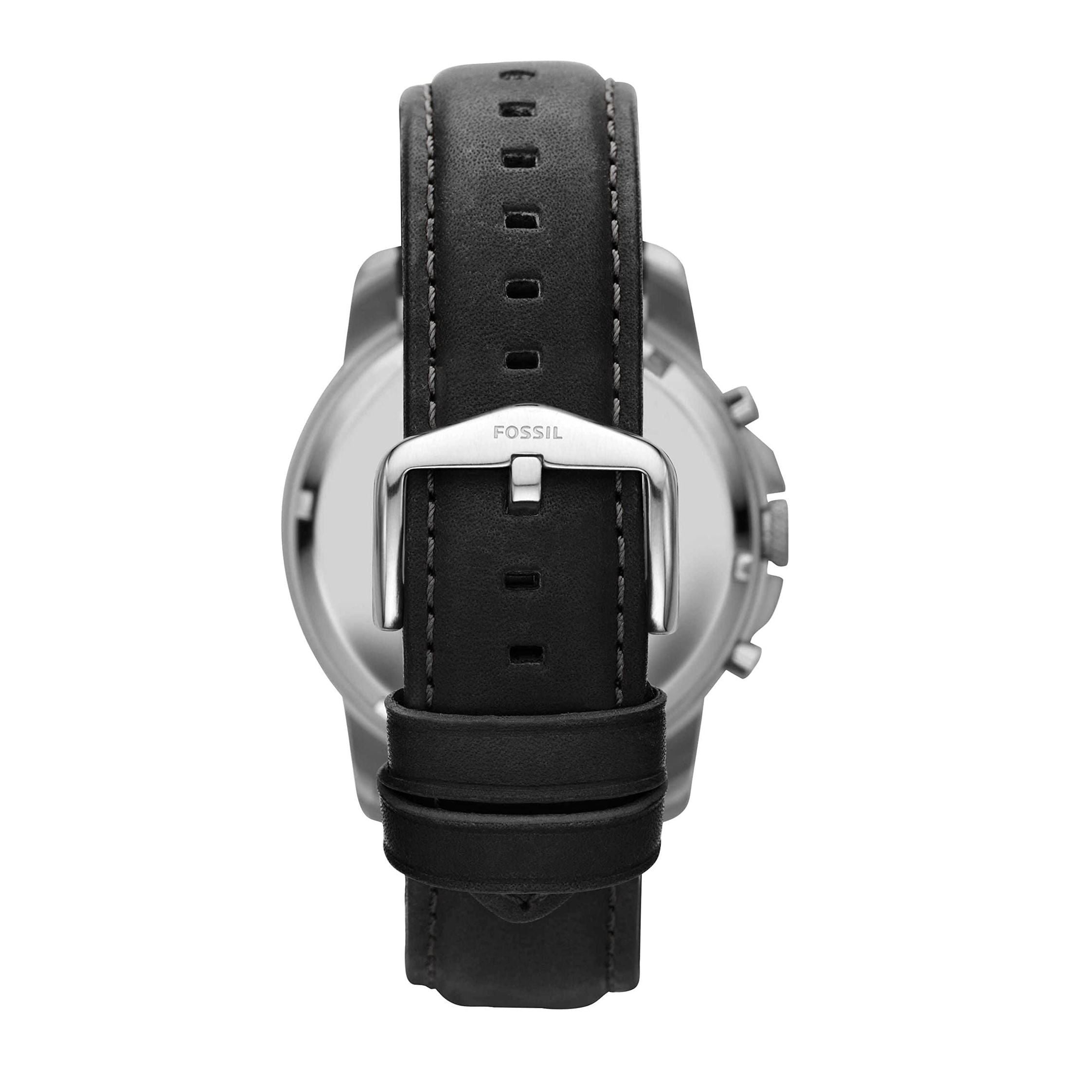 Fossil Leather Mens Quartz Watch