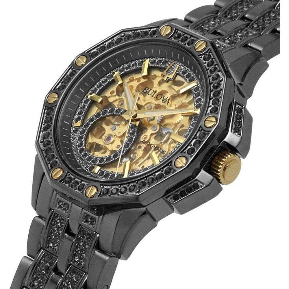 Bulova Automatic Watch 98A293, Grey, strap