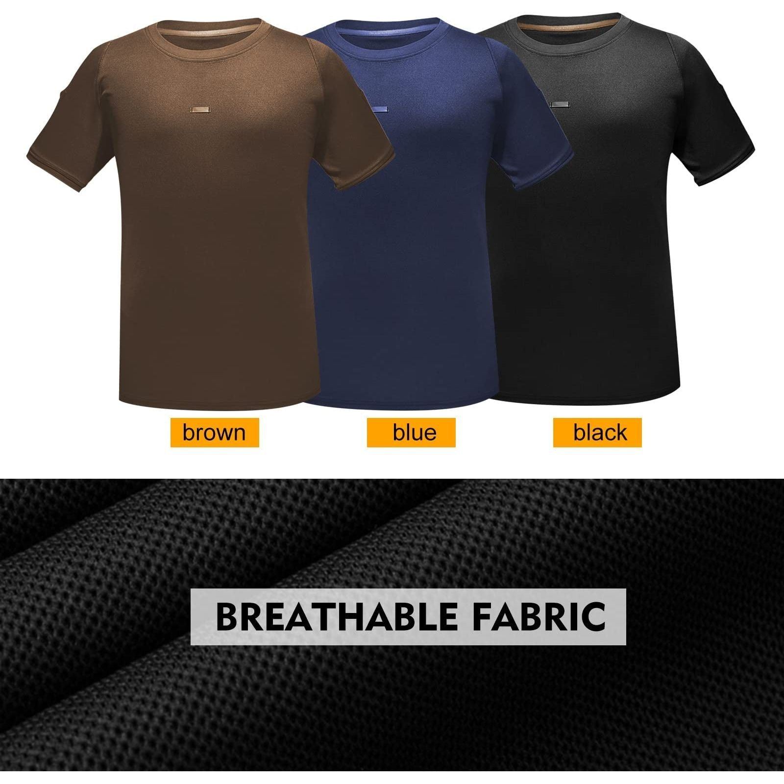 ANTARCTICA Men's Quick-Dry Sports Fashion Performance Short Sleeve Activewear T-Shirt