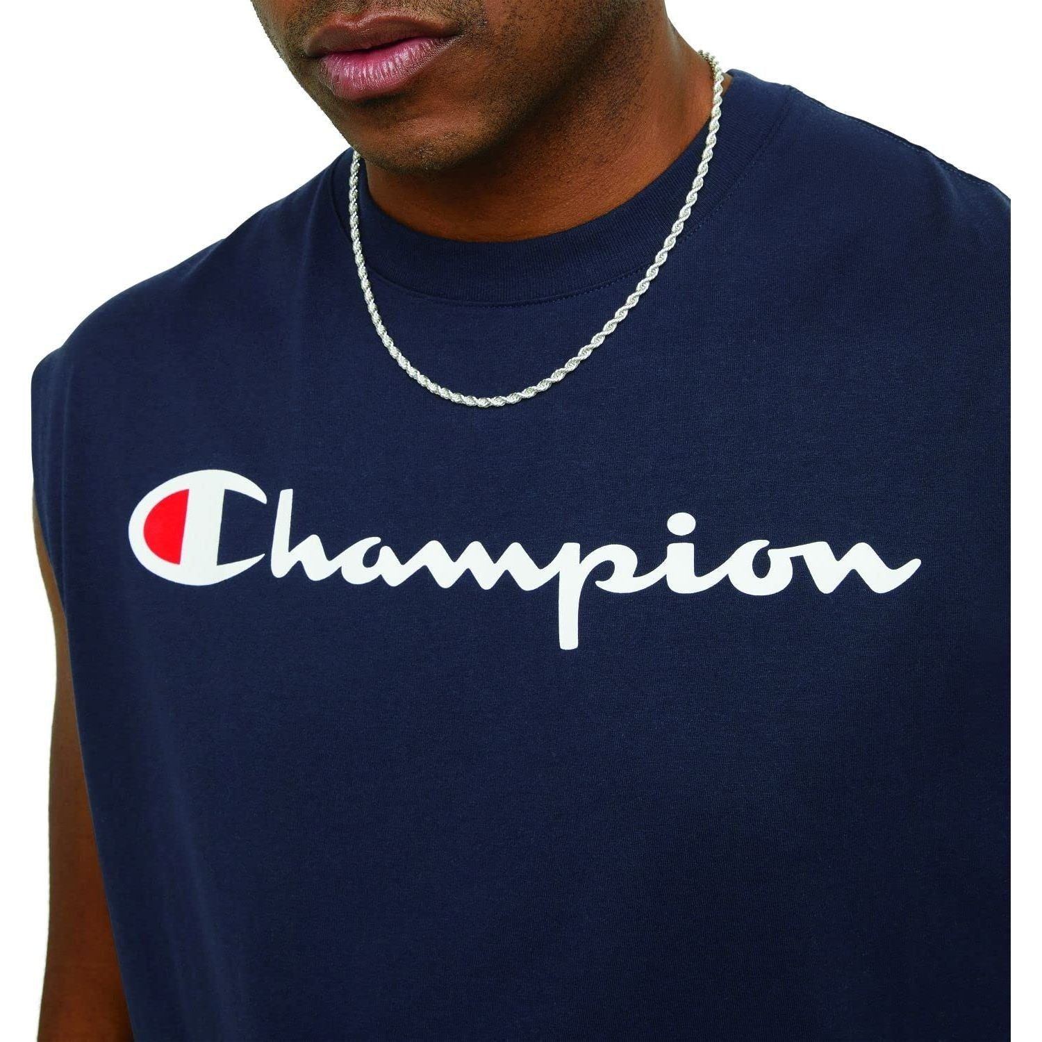 Champion mens Graphic Jersey Muscle Shirt