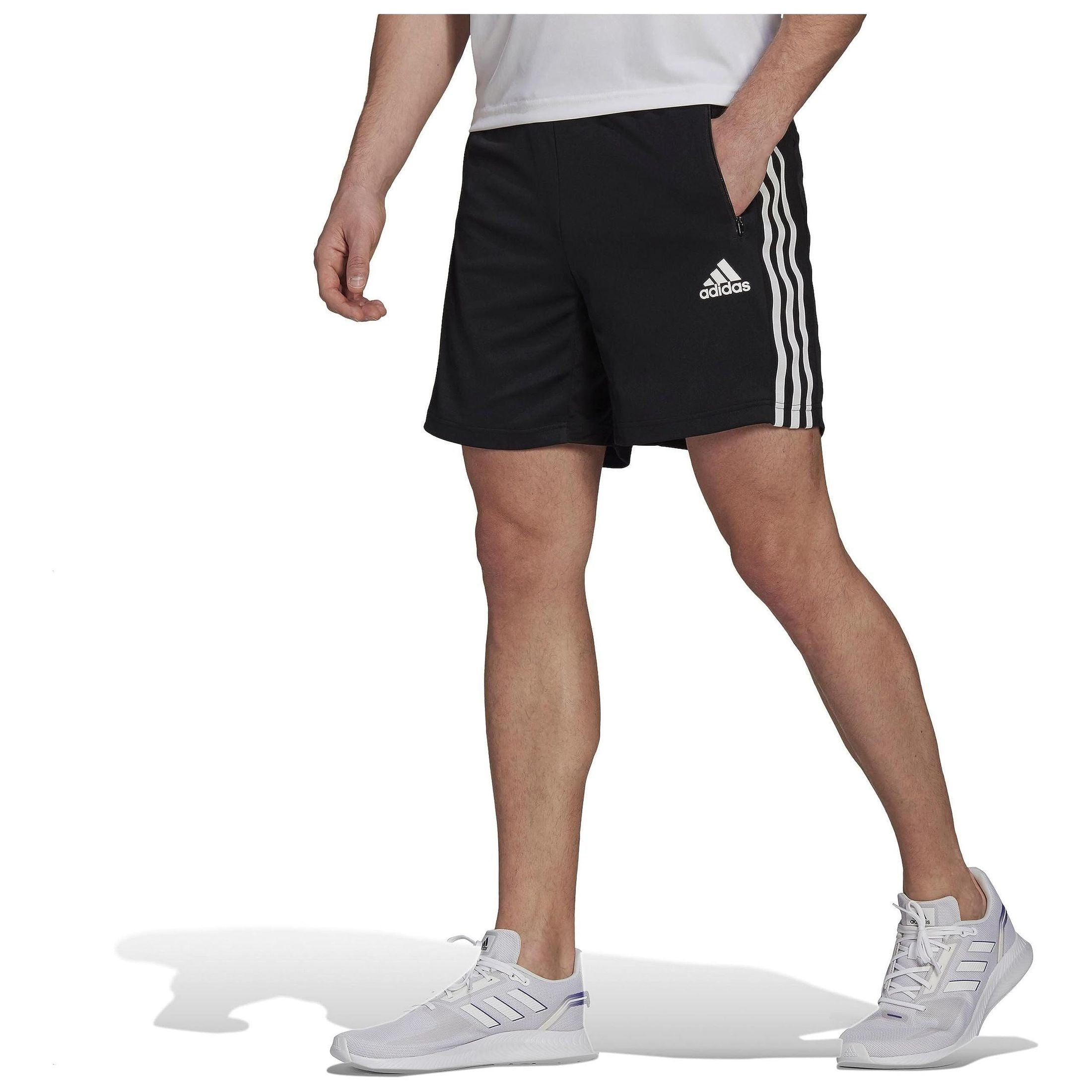 adidas Men's Primeblue Designed To Move Sport 3-Stripes SHORTS
