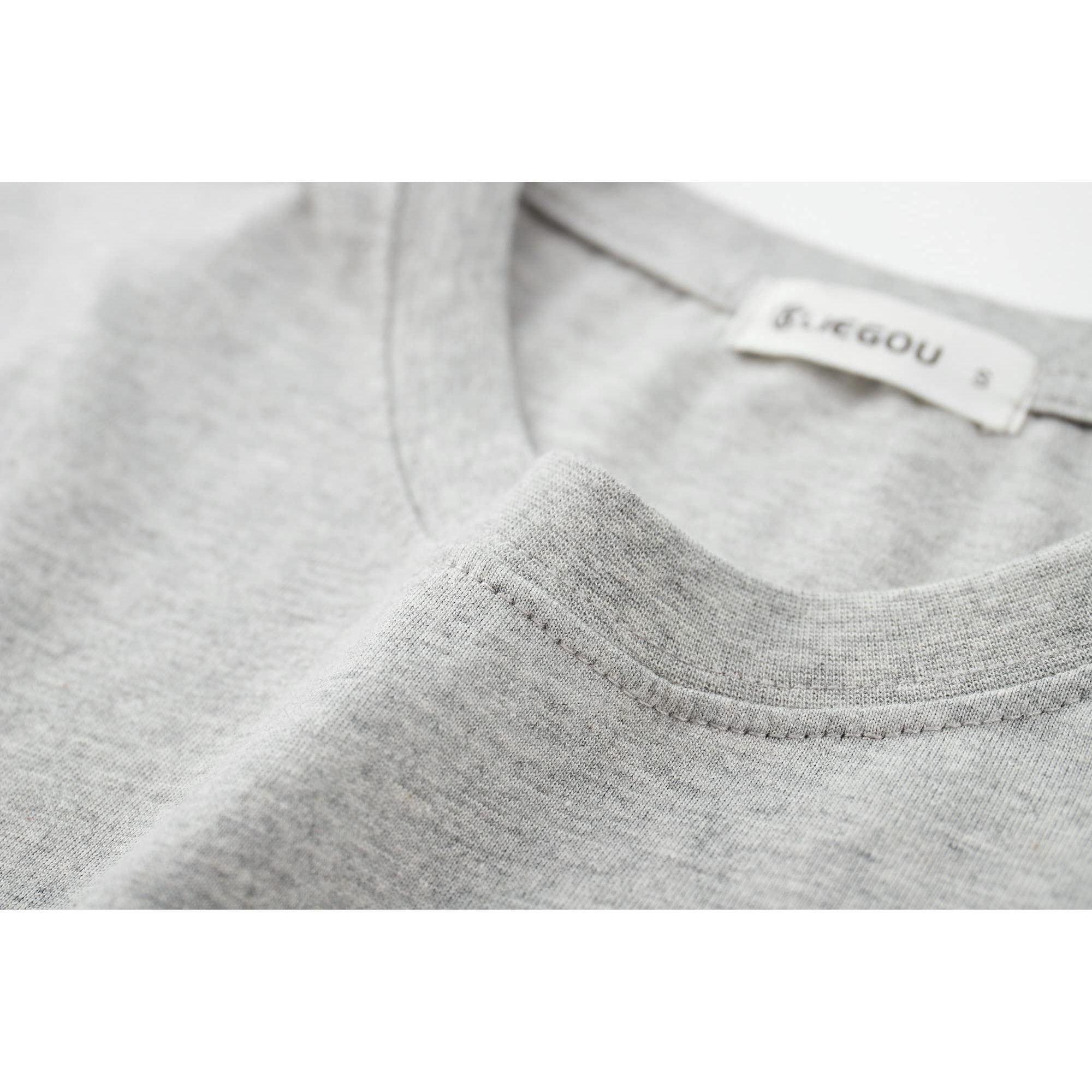 KLIEGOU Mens Cotton Hipster Hip Hop Crewneck T-Shirt S-3XL