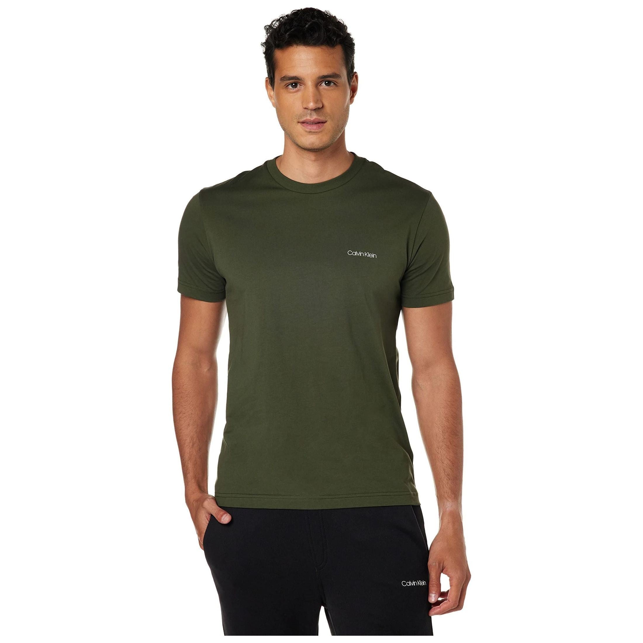 Calvin Klein mens COTTON CHEST LOGO T-Shirt