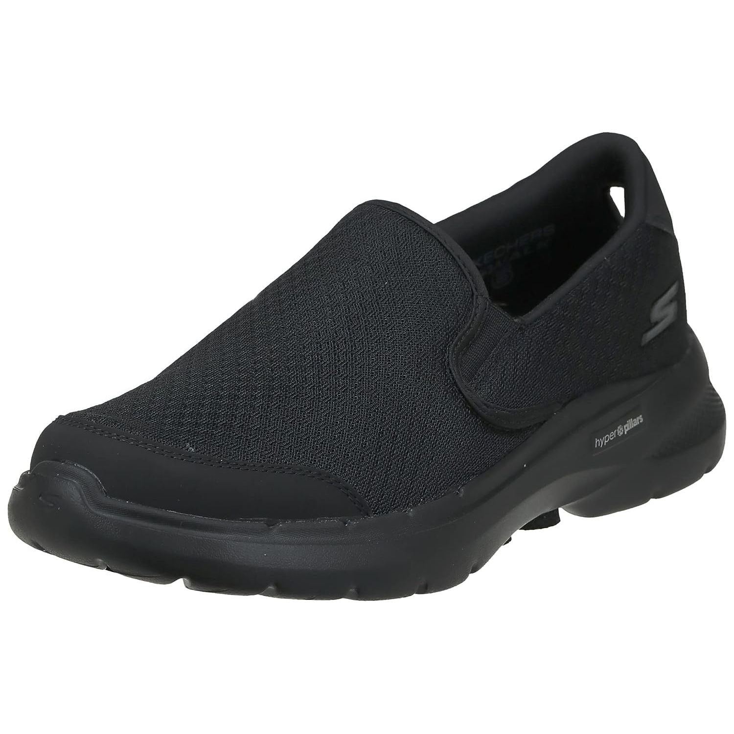 Skechers Go Walk 6 Slip-On Black mens Walking Shoe