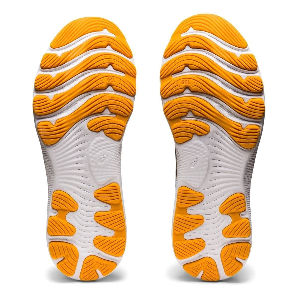 ASICS Nimbus 24 Road Running Shoe for Man Blue Orange