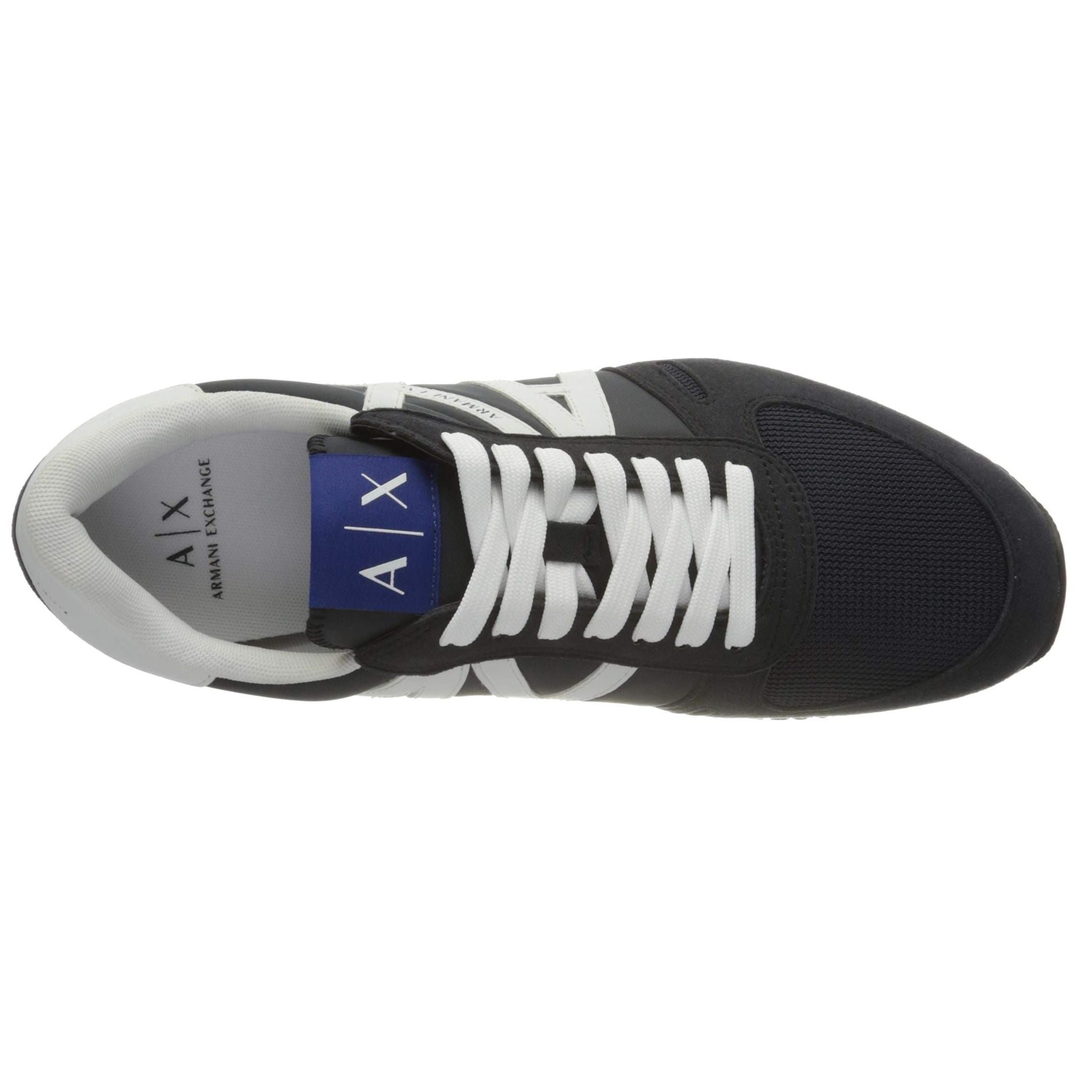 Armani Exchange Men's Micro Suede Multicolor Sneakers