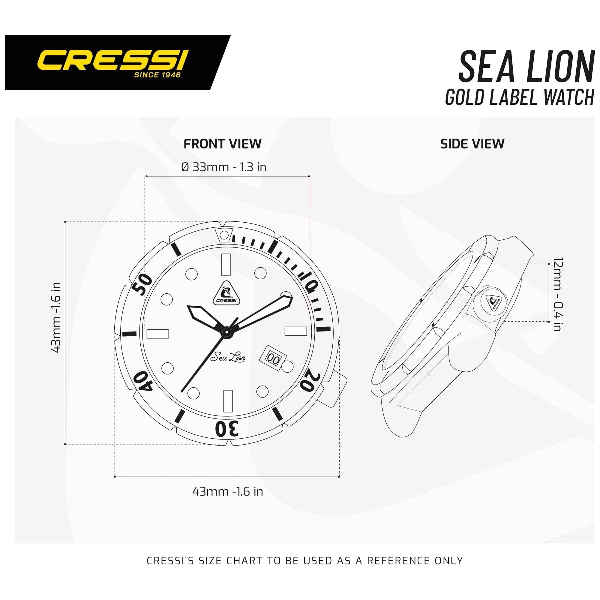 Cressi Sea Lion Watch 300m - Professional Diving Watch