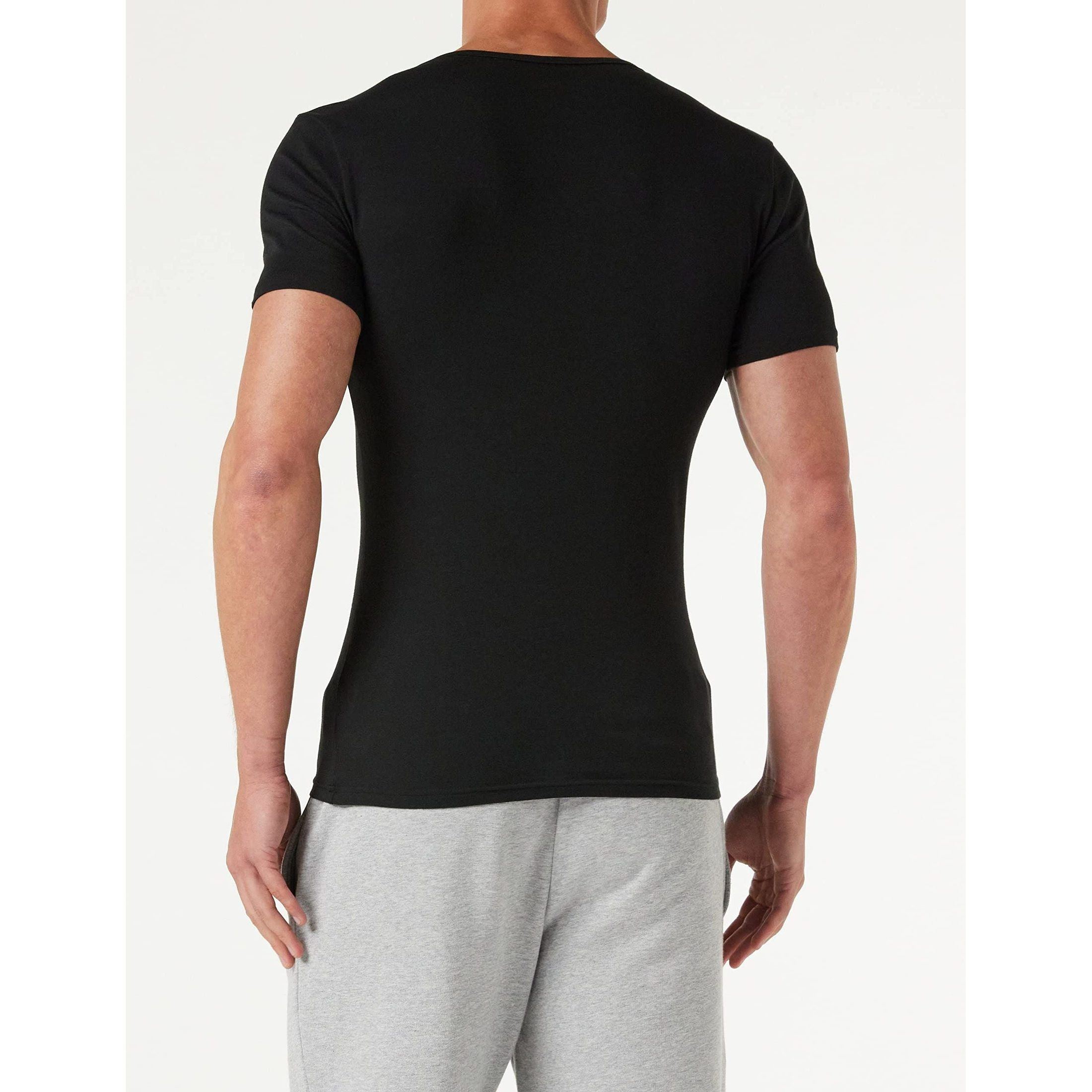 Calvin Klein mens S/S V Neck 2Pk T-Shirt