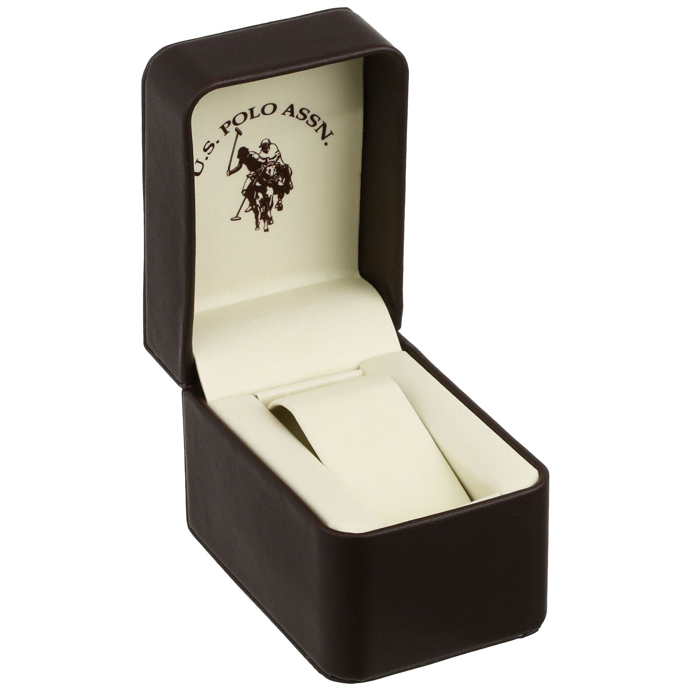 U.S. Polo Assn. Classic Men's Quartz Metal and Alloy Watch, Color:Gold-Toned (Model: USC80376), Gold, Analog Watch