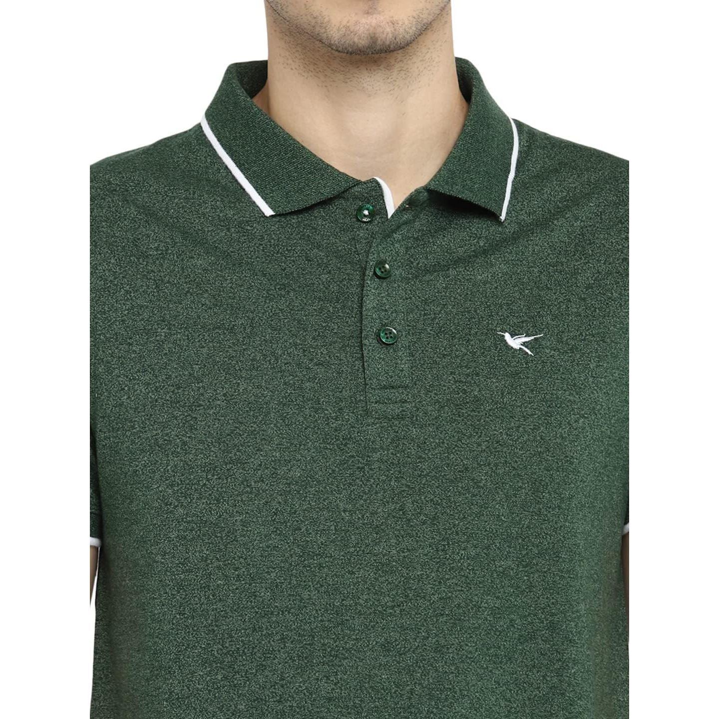 Deniklo Men's Solid Regular Polo Shirt