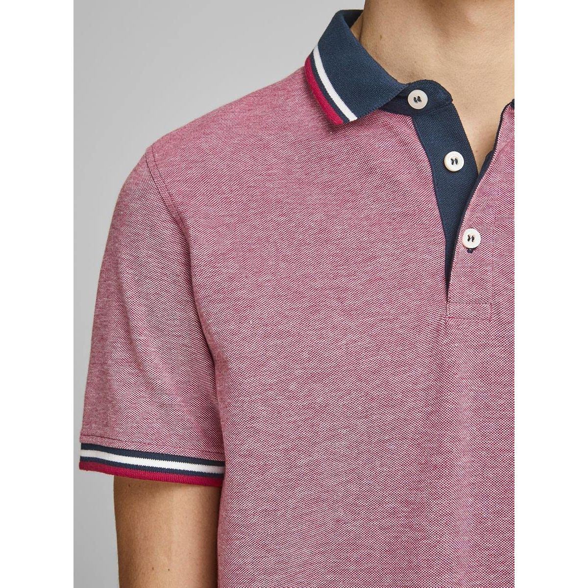 Jack & Jones Men's Slim Fit Jjepaulos Polo SS Noos Polo-Shirt (pack of 1)