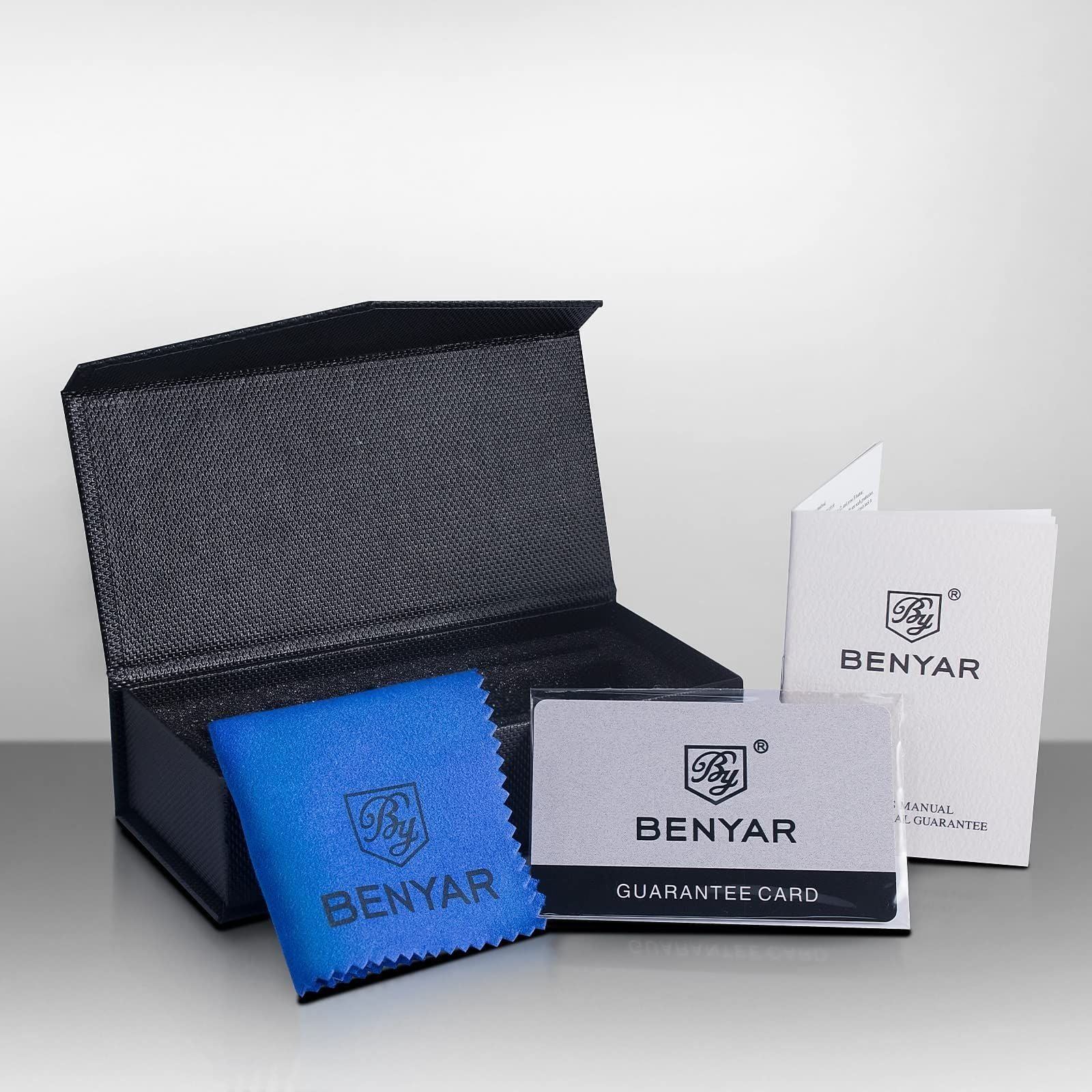 BY BENYAR Watches for Men Chronograph Quartz Men Watches Gift for Men