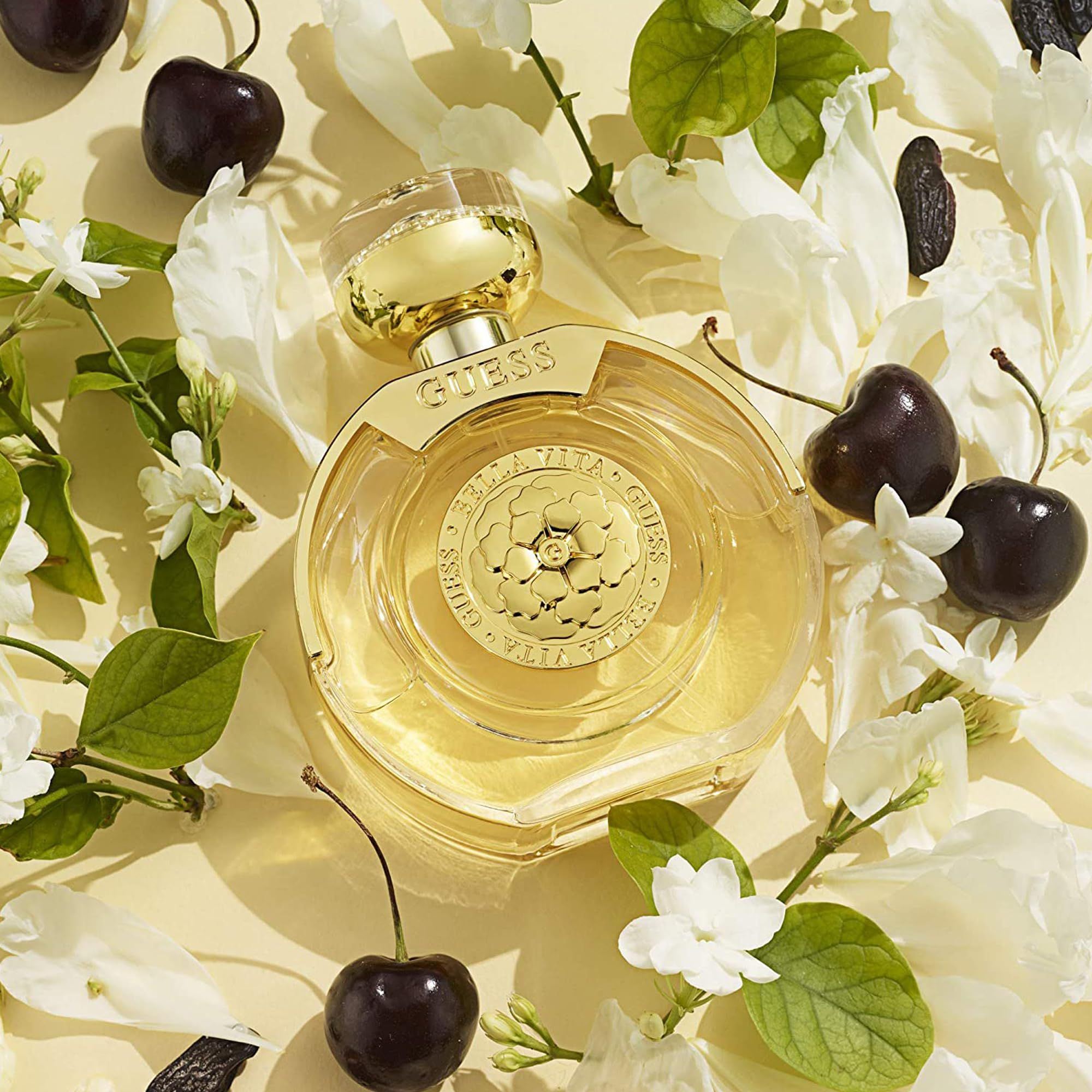 GUESS, Fragrance Bella Vita Eau De Parfum Edp Spray Perfume for Women, Gold, 3.4 Fl Oz