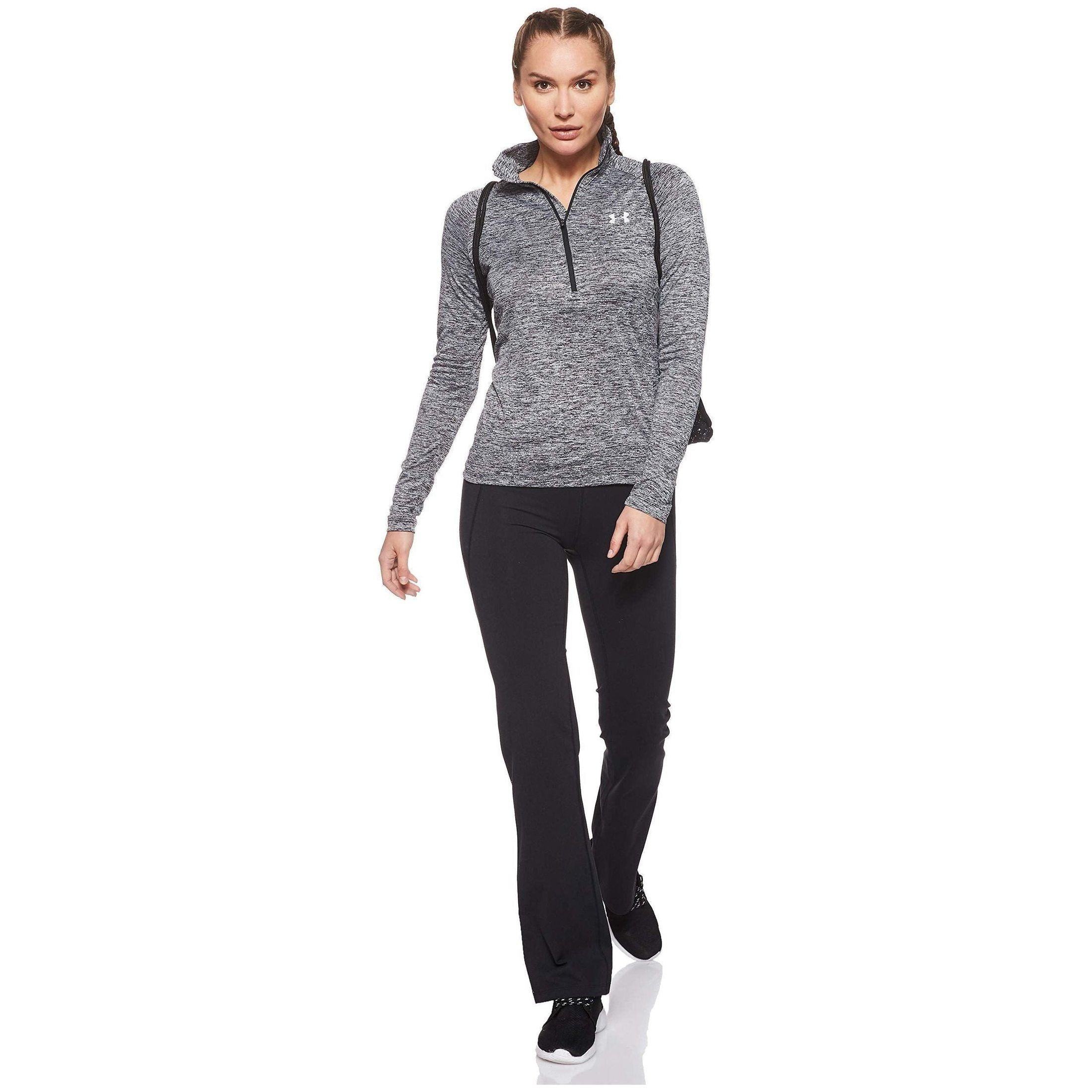 Under Armour Womens Tech 1/2 Zip - Twist-Blk Tees And T-Shirts
