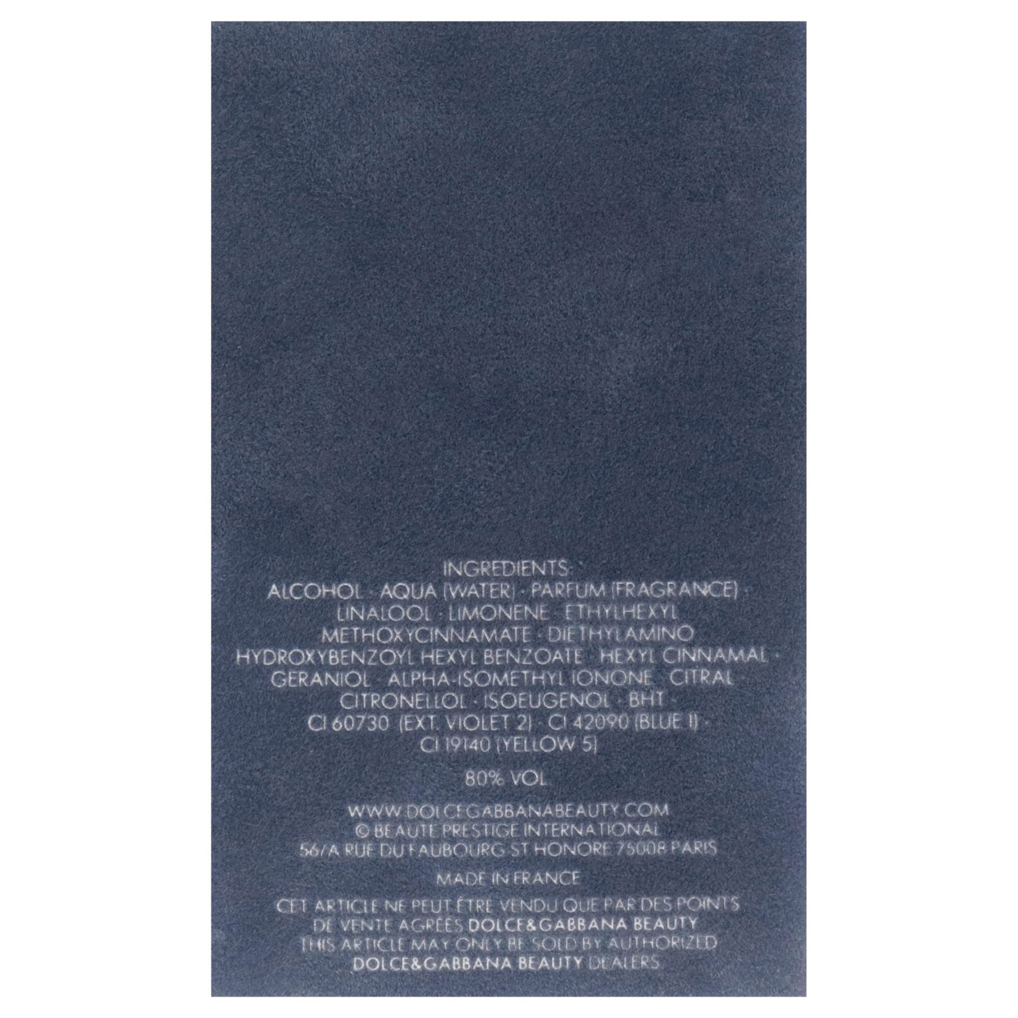 Dolce and Gabbana Light Blue - Perfume for Men, 75 ml - EDT Spray