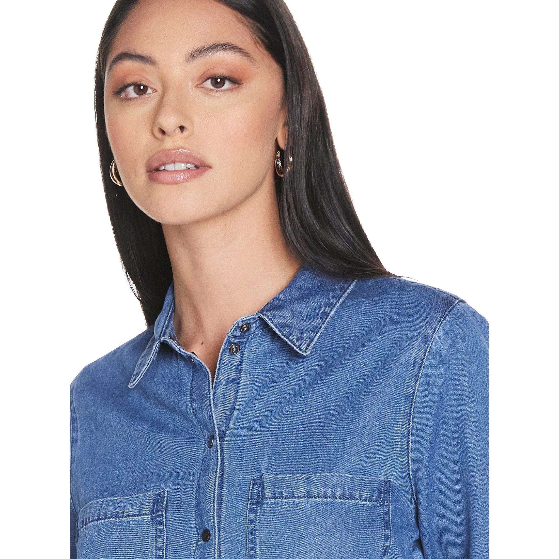 Vero Moda Women's Vmmila Ls Long Shirt Mix Ga Noos Blouse