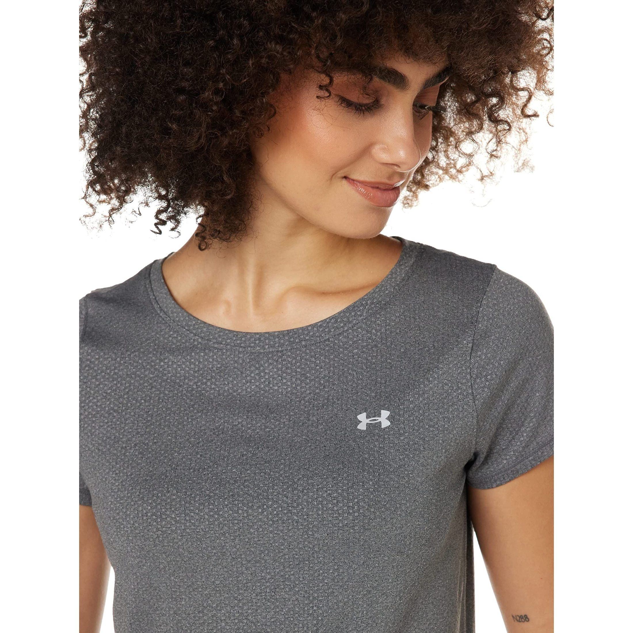 Under Armour Womens UA Heatgear Armour Gym T-Shirt Short Sleeve