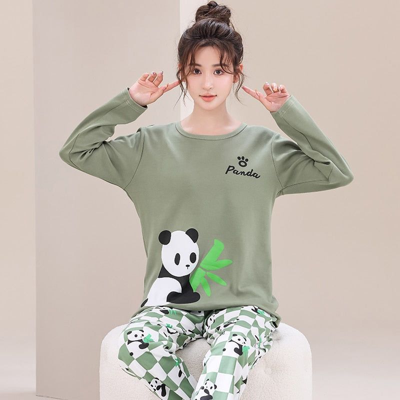 Pajama Sets Cartoon Sleepwear Loungewear Pajama - Jointcorp