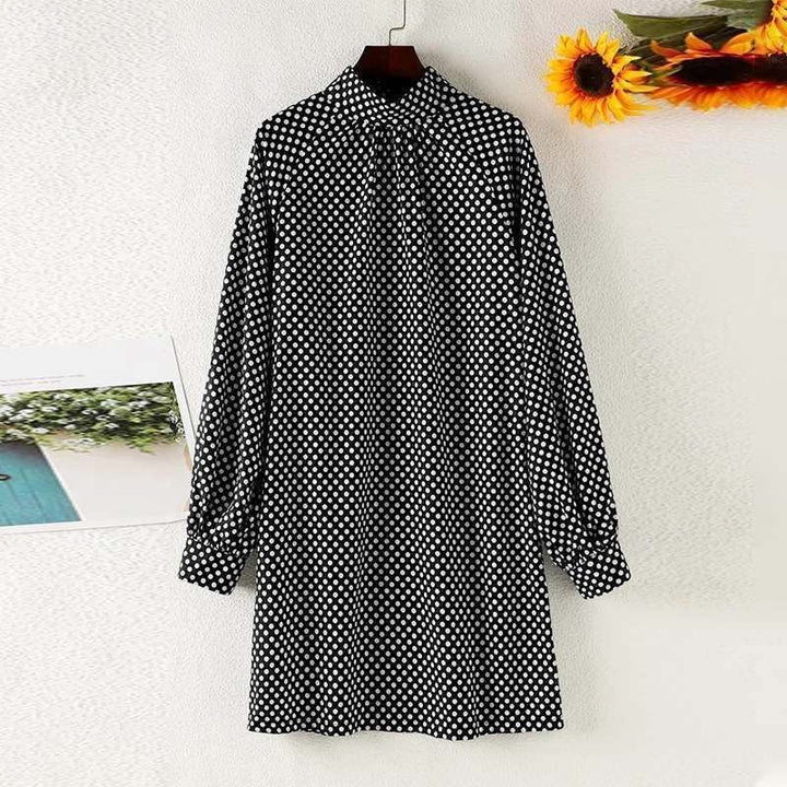 New Fashion Polka-dot Print Dresses For Spring And Autumn - Jointcorp